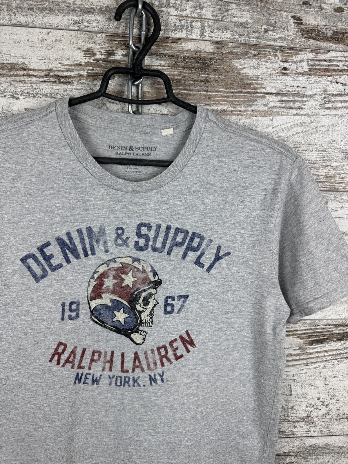 Denim & Supply Ralph Lauren Mens Vintage Denim Supply and Polo Ralph Lauren USA T-shirt Size US S / EU 44-46 / 1 - 3 Thumbnail