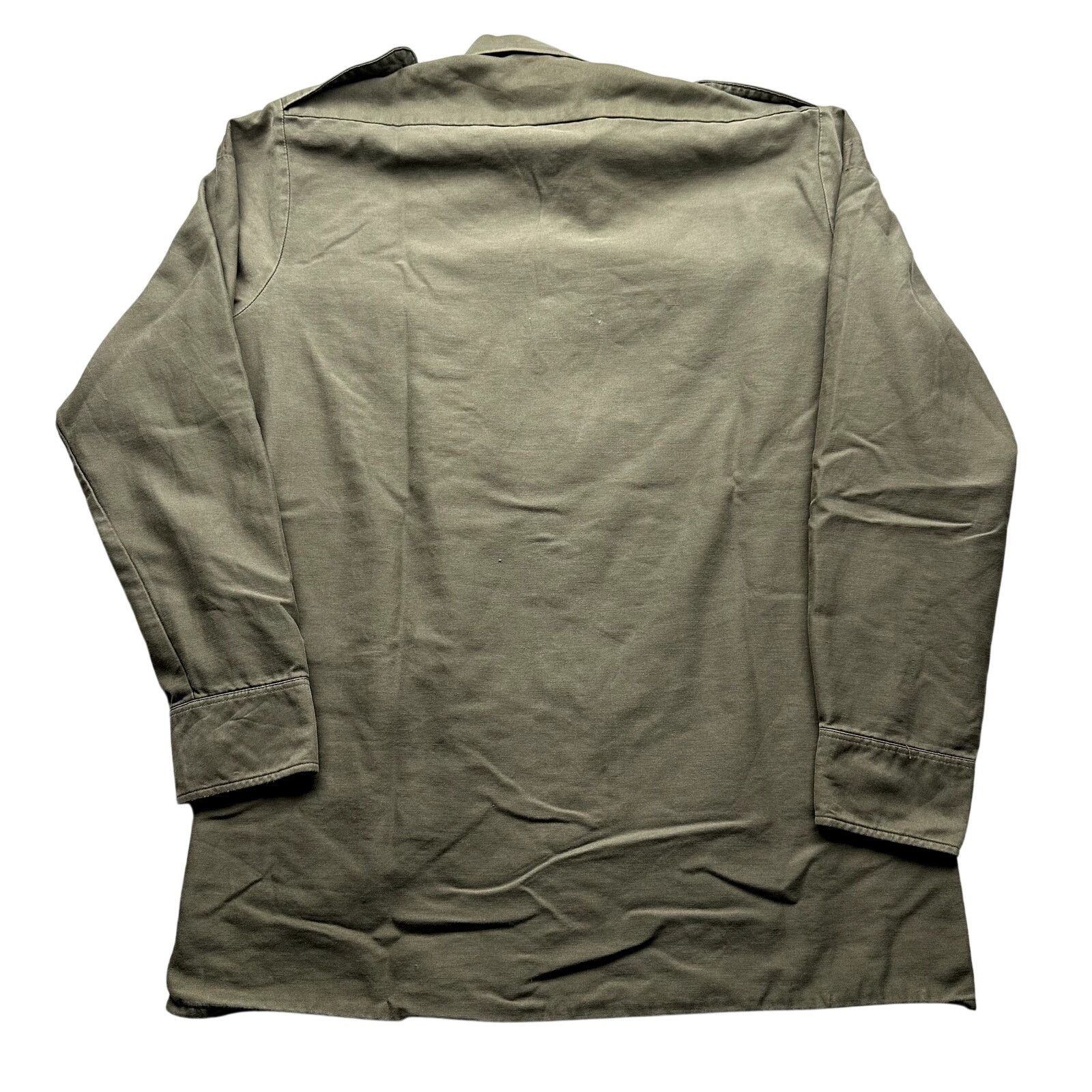 Other Vintage 1986 West German Bundeswehr Military Shirt M Green Size US M / EU 48-50 / 2 - 2 Thumbnail
