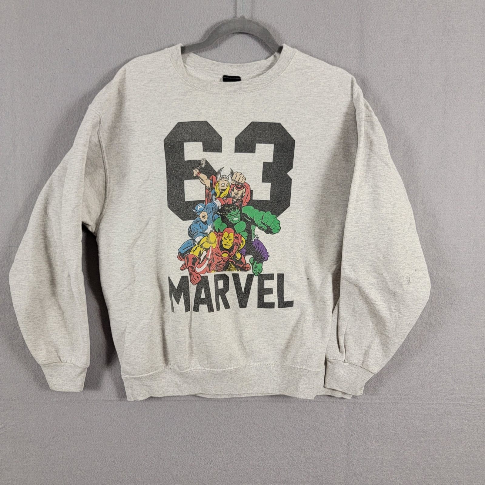 Marvel Comics Y2K Marvel Comics 2000s Gray Long Sleeve Crewneck Sz L (279) Size US L / EU 52-54 / 3 - 1 Thumbnail