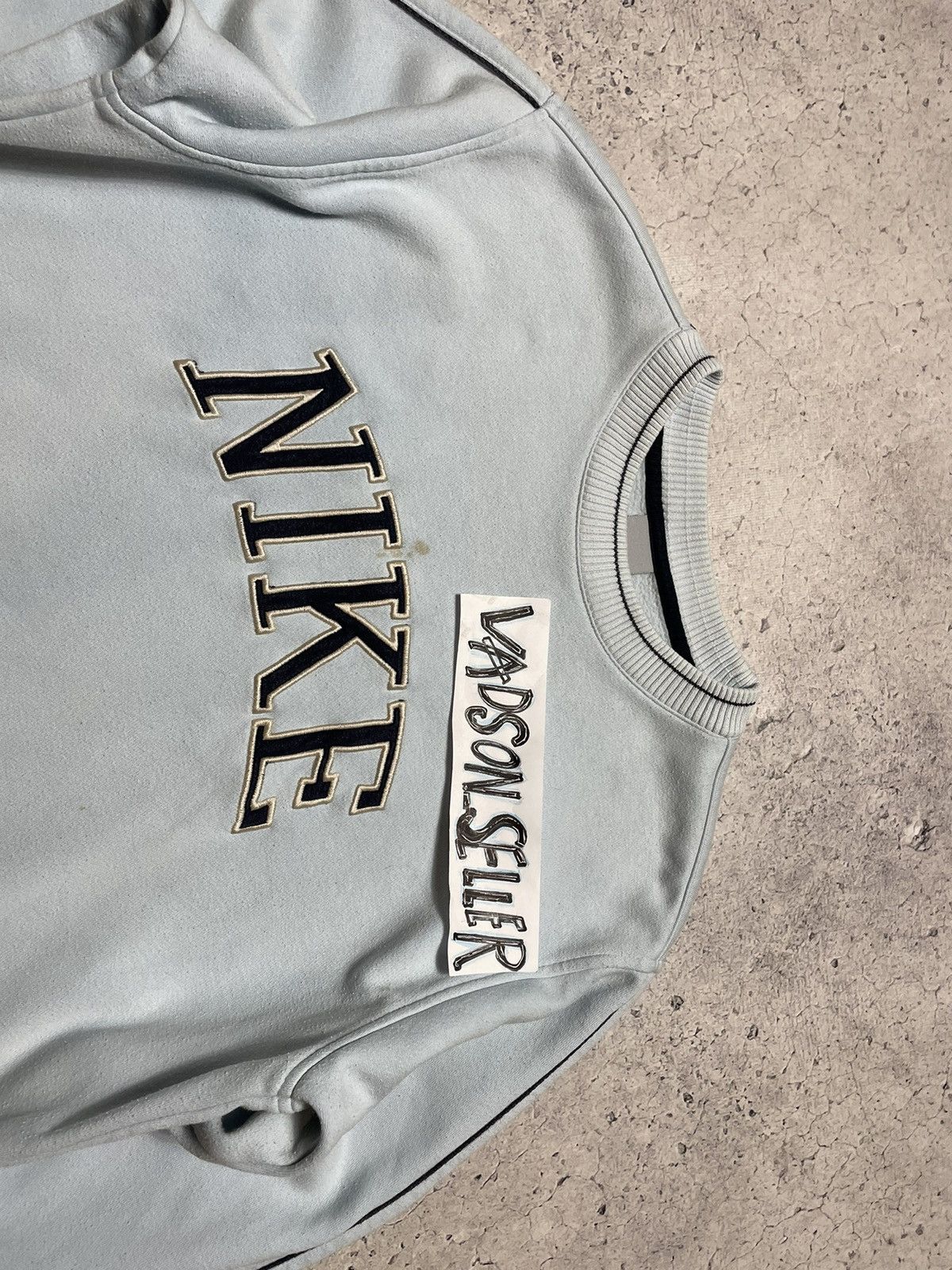 Nike × Vintage Rare Vintage Hype Sweatshirt Nike Big Logo Big Swoosh Y2K Size US M / EU 48-50 / 2 - 4 Thumbnail