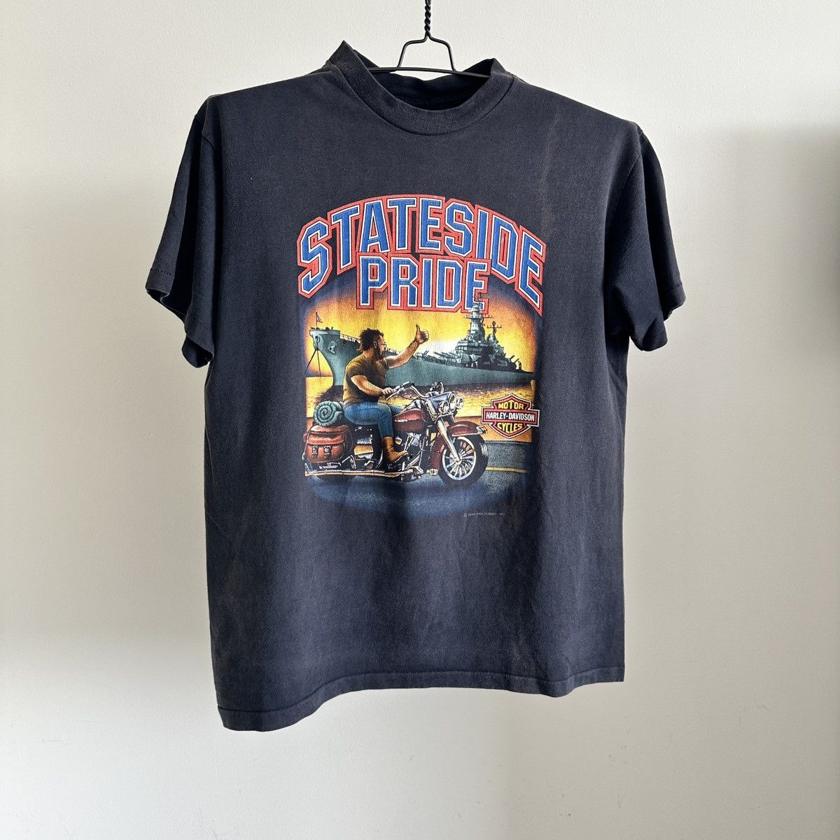 Harley Davidson × Vintage Vintage HOLOUBEK Harley Davidson Stateside Pride T ShirtXL Size US XL / EU 56 / 4 - 3 Thumbnail