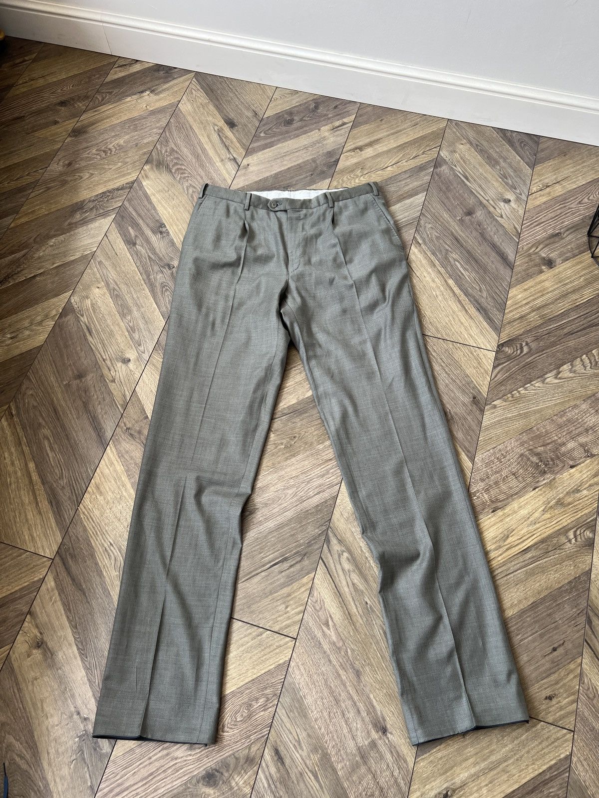Pal Zileri Vintage Pal Zileri Classic Two Piece Gray Suit Size 54R - 14 Thumbnail