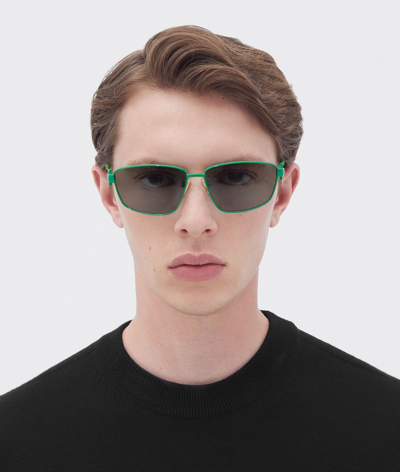 Bottega Veneta o1loc1c1224 Size: OS / 719571 Classic Sunglasses in Green Size ONE SIZE - 2 Thumbnail