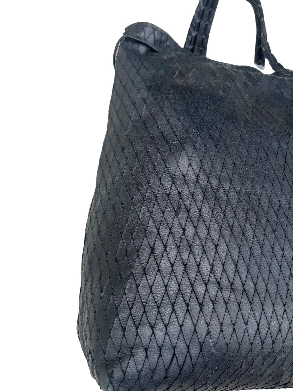 Jas MB Jas M.B. Hand Made in England Distressed Leather Huge Bag Size ONE SIZE - 8 Thumbnail