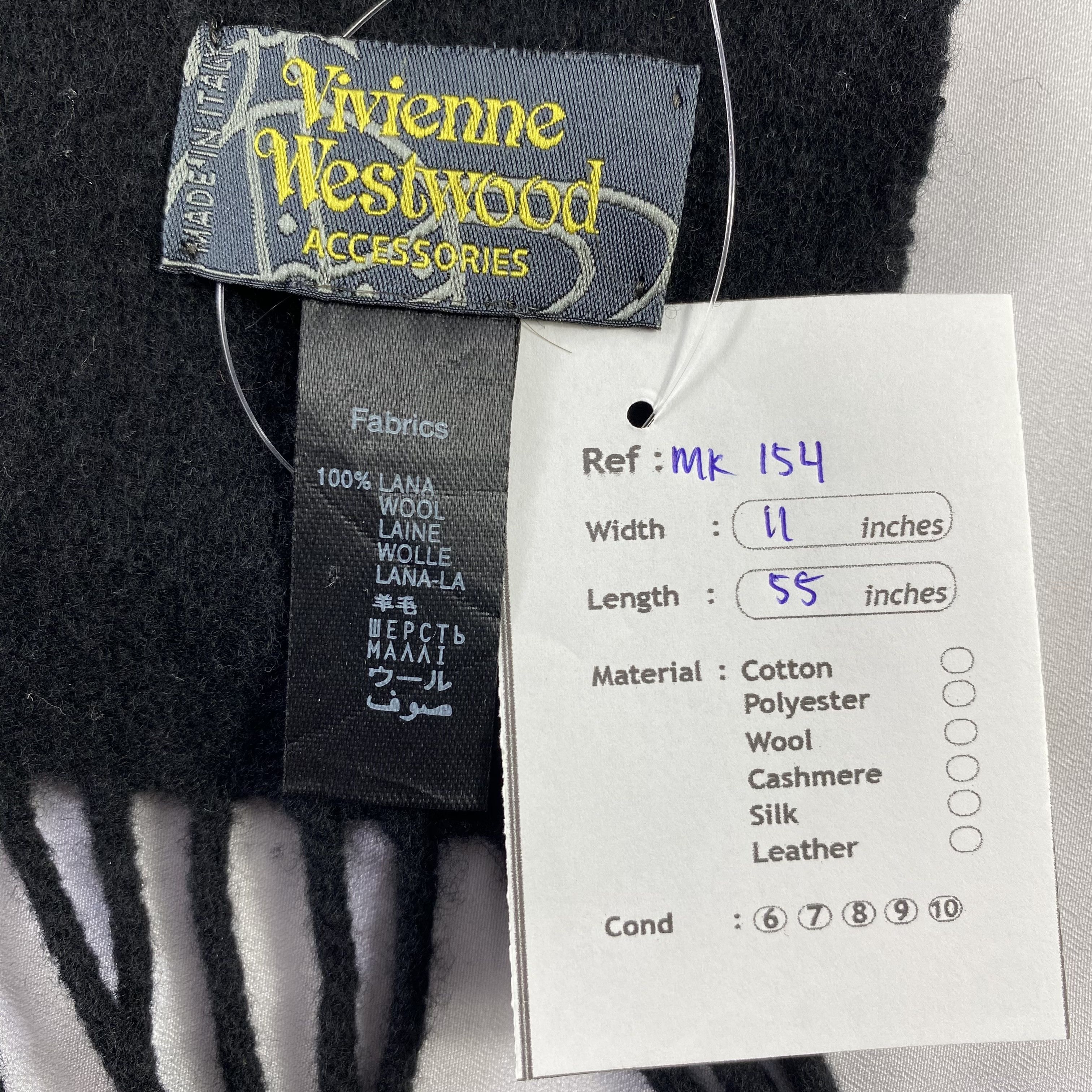 Seditionaries × Vivienne Westwood Vivienne Westwood Scarf Neck Wrap Wool Muffler Size ONE SIZE - 7 Thumbnail