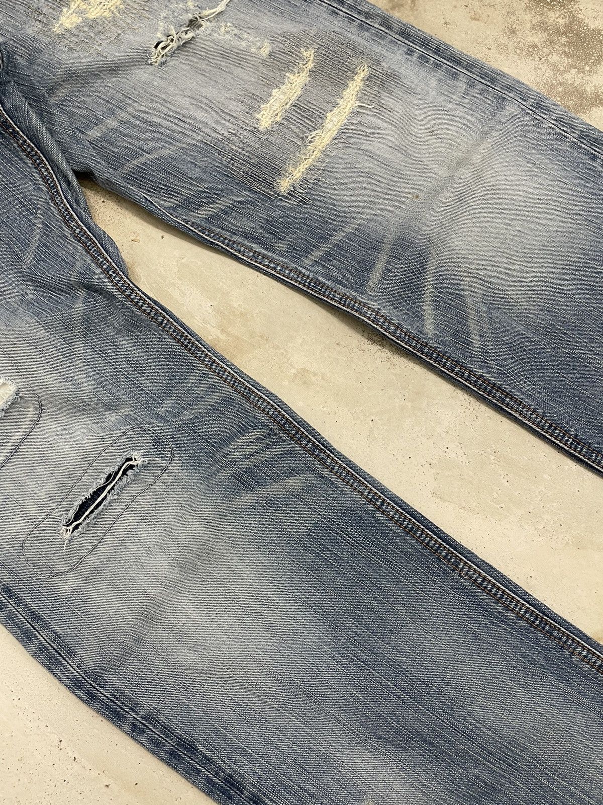 Edwin Edwin XV Vintage Distressed Denim (AE19) Size US 33 - 4 Thumbnail