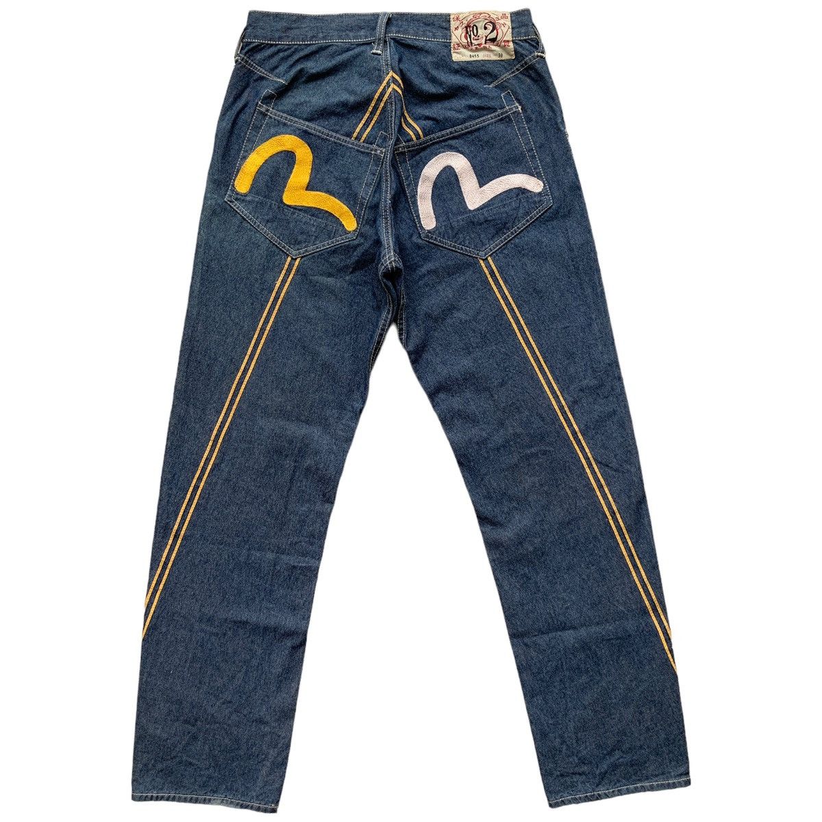 image of Evisu No.2 Embroidered Seagull Selvedge Chambray, Men's (Size 30)