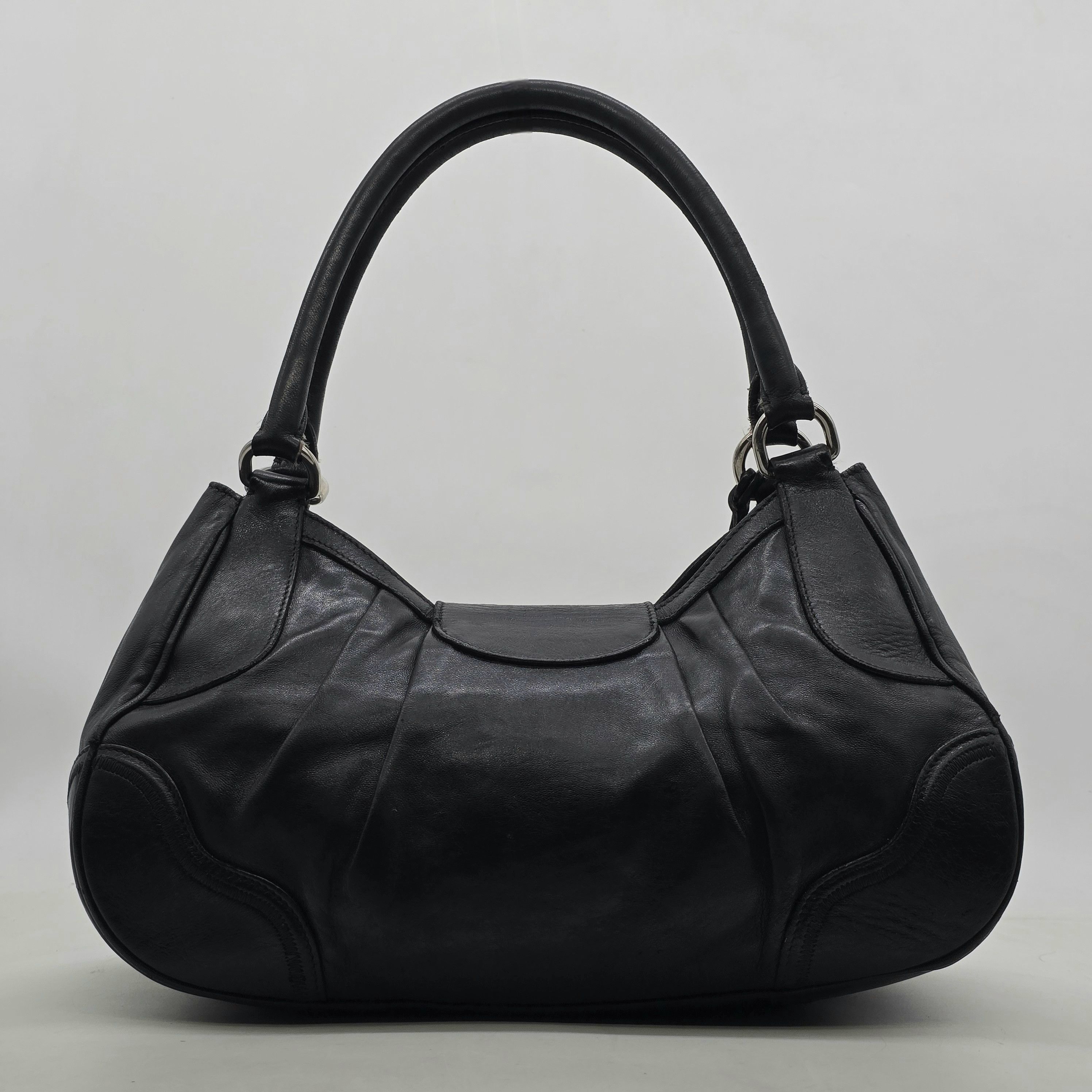 Prada Prada - Vitello Moon Shoulder Bag Size ONE SIZE - 2 Thumbnail