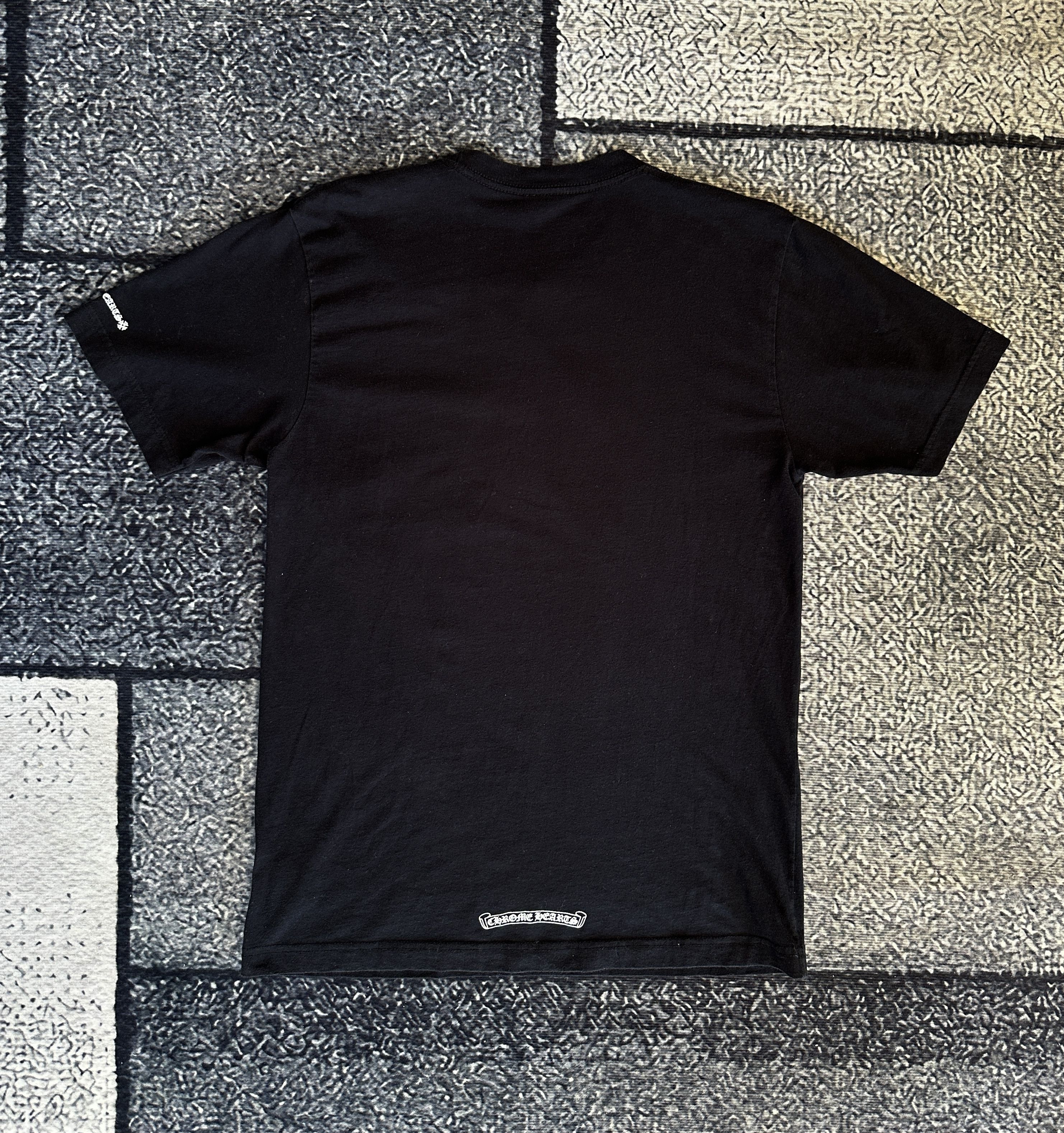 Chrome Hearts Chrome Hearts Classic Neck Logo Print Tee Black Size US M / EU 48-50 / 2 - 6 Thumbnail
