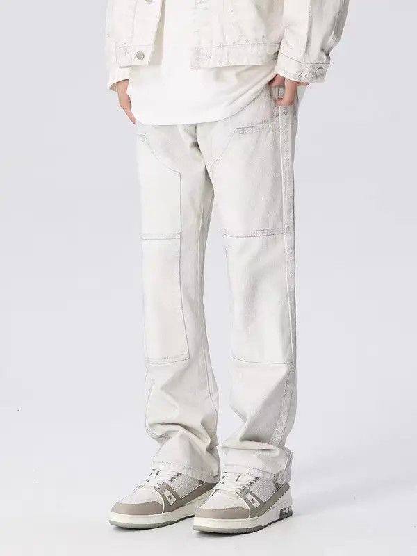 VIBE Retro high street fake dirty distressed loose jeans Size US 32 / EU 48 - 3 Thumbnail
