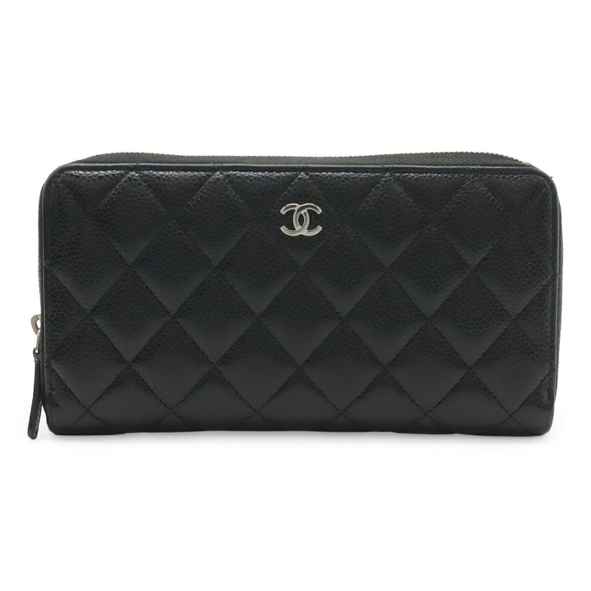 Chanel Chanel Chanel Caviar Skin Long Wallet Leather Long Wallet AP0242 DUTY FREE for USA Size ONE SIZE - 1 Thumbnail