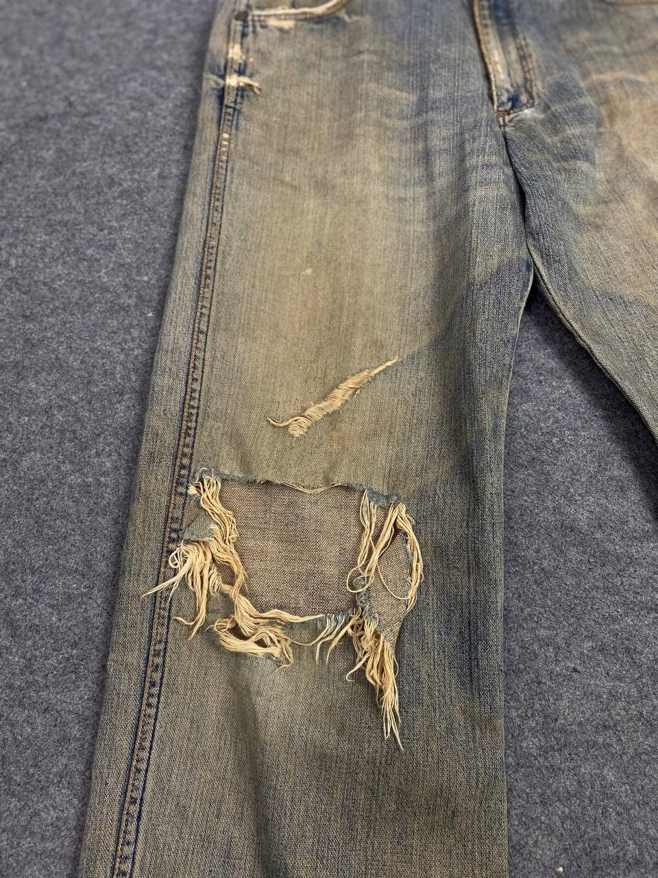 Wrangler vintage wrangler rusty distressed denim nice design Size US 32 / EU 48 - 10 Thumbnail