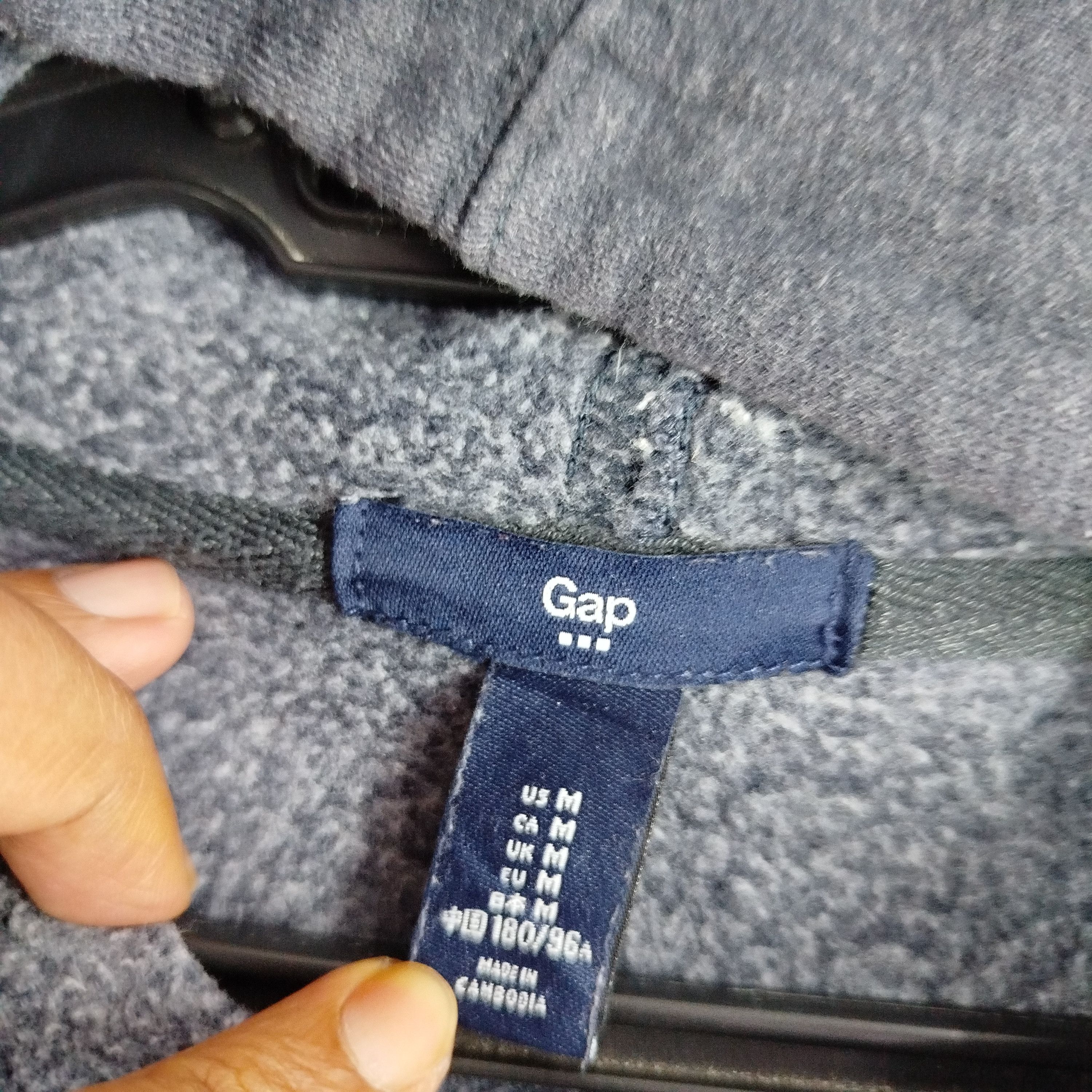 Gap Gap Hoodie Embroidery Big Logo Navy Blue Colour Size US L / EU 52-54 / 3 - 5 Thumbnail