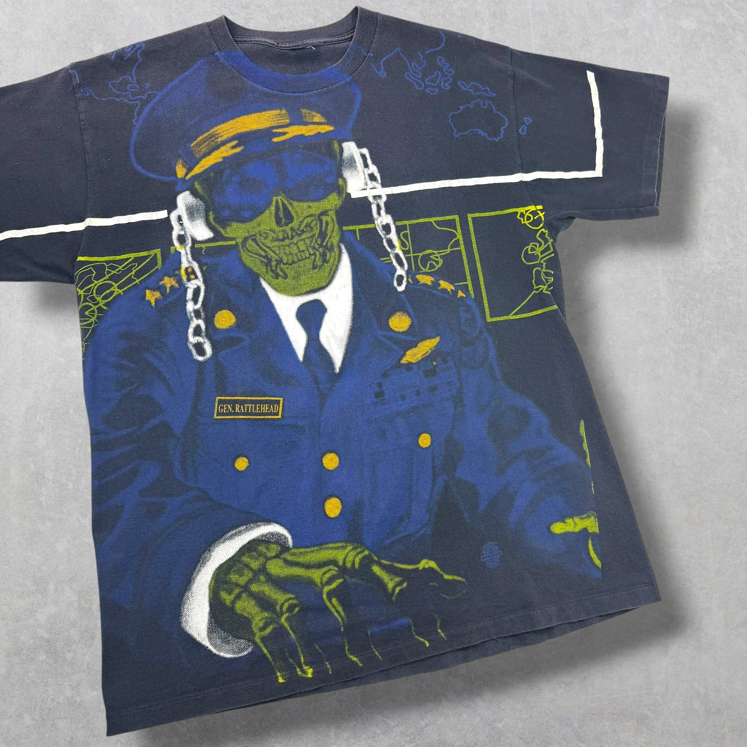 Megadeth Vintage 90's Megadeth General Rattlehead Tee XL Size US XL / EU 56 / 4 - 3 Thumbnail