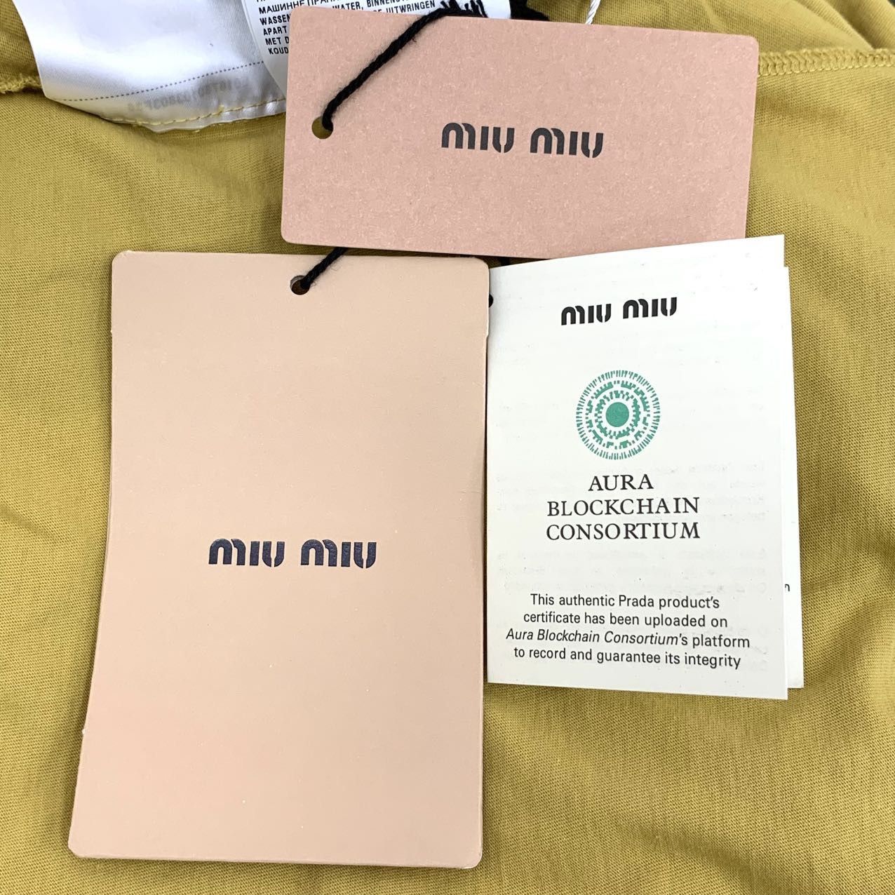 Miu Miu Miu Miu Logo Three-piece Set Long Sleeve Top K26WX Size S / US 4 / IT 40 - 7 Thumbnail