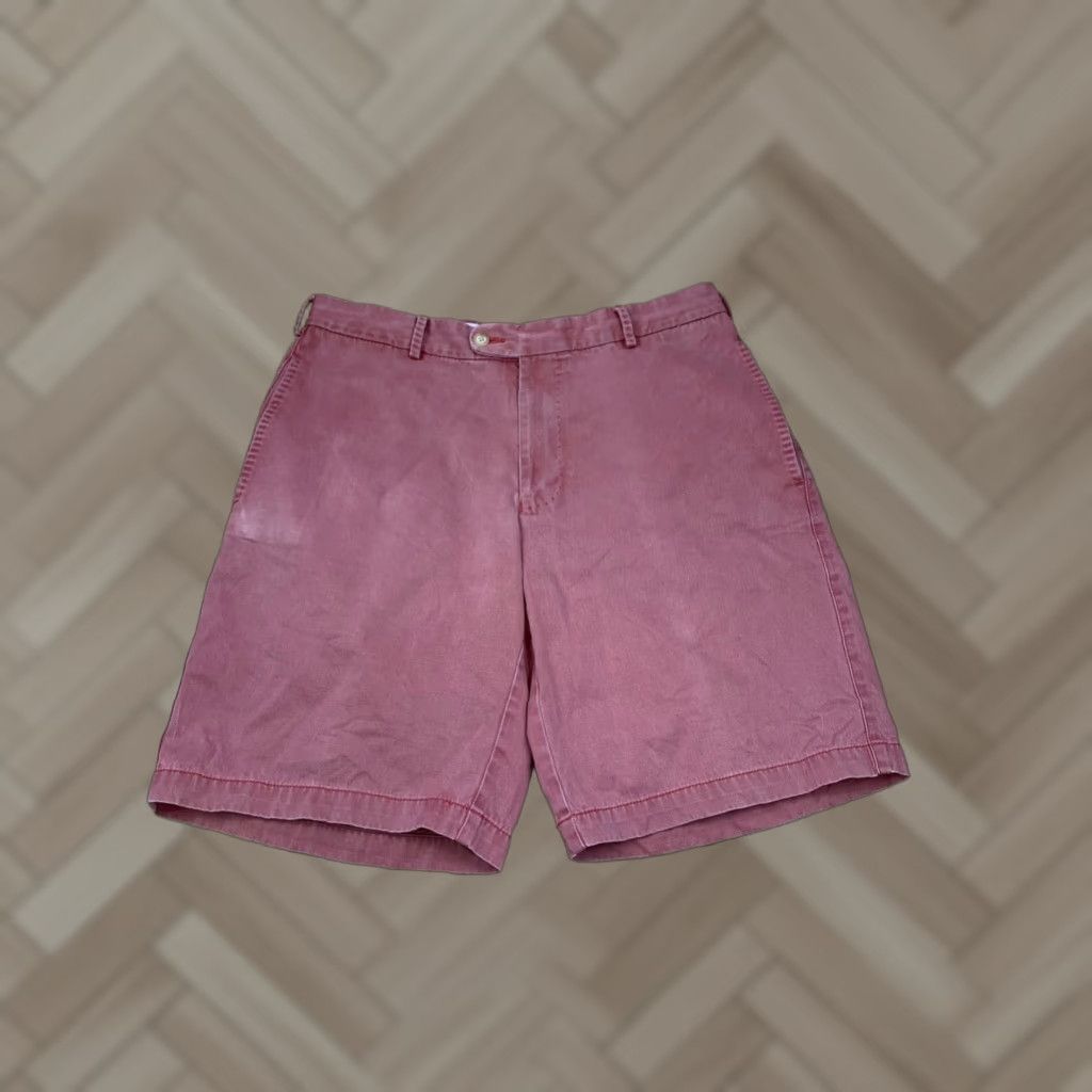 Peter Millar Peter Millar Mens Shorts Chino Salmon Pink Size 33 Casual Travel Golf Pink 33 Mens Size US 33 - 1 Thumbnail