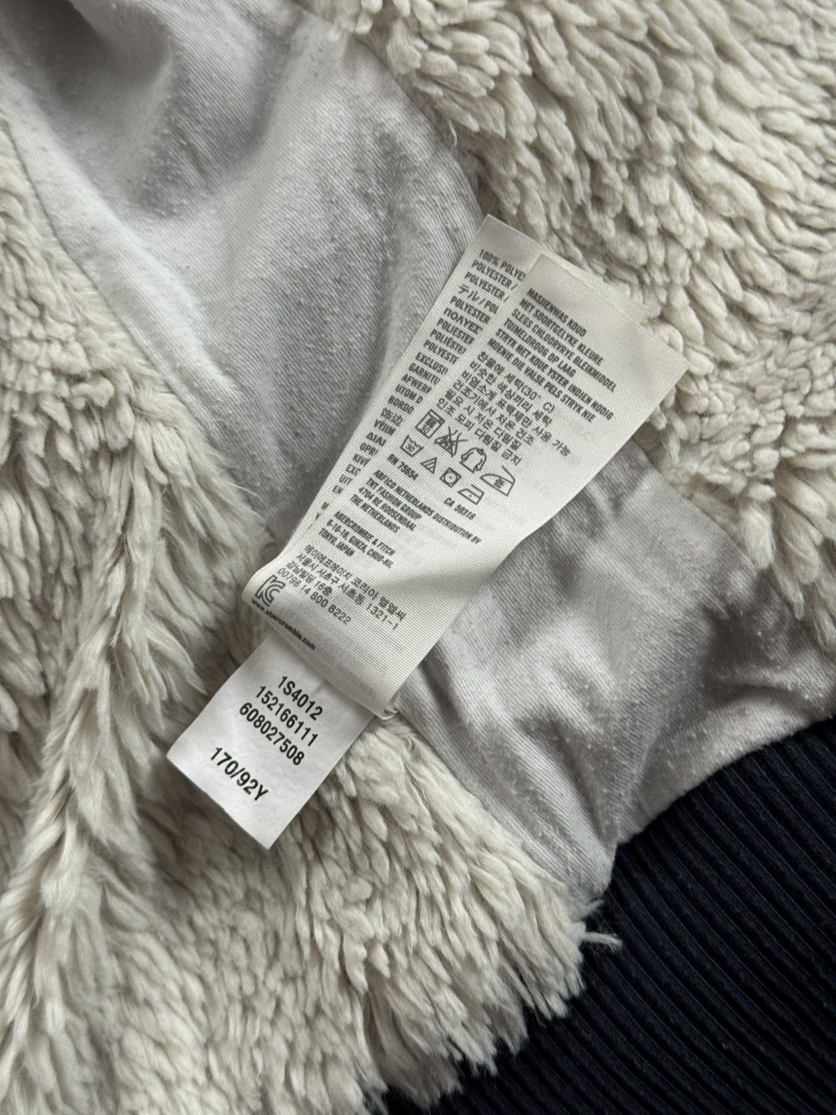 Abercrombie & Fitch Abercrombie & Fitch M/size lined sherpa hoodie fur LGB Y2K Size M / US 6-8 / IT 42-44 - 9 Thumbnail