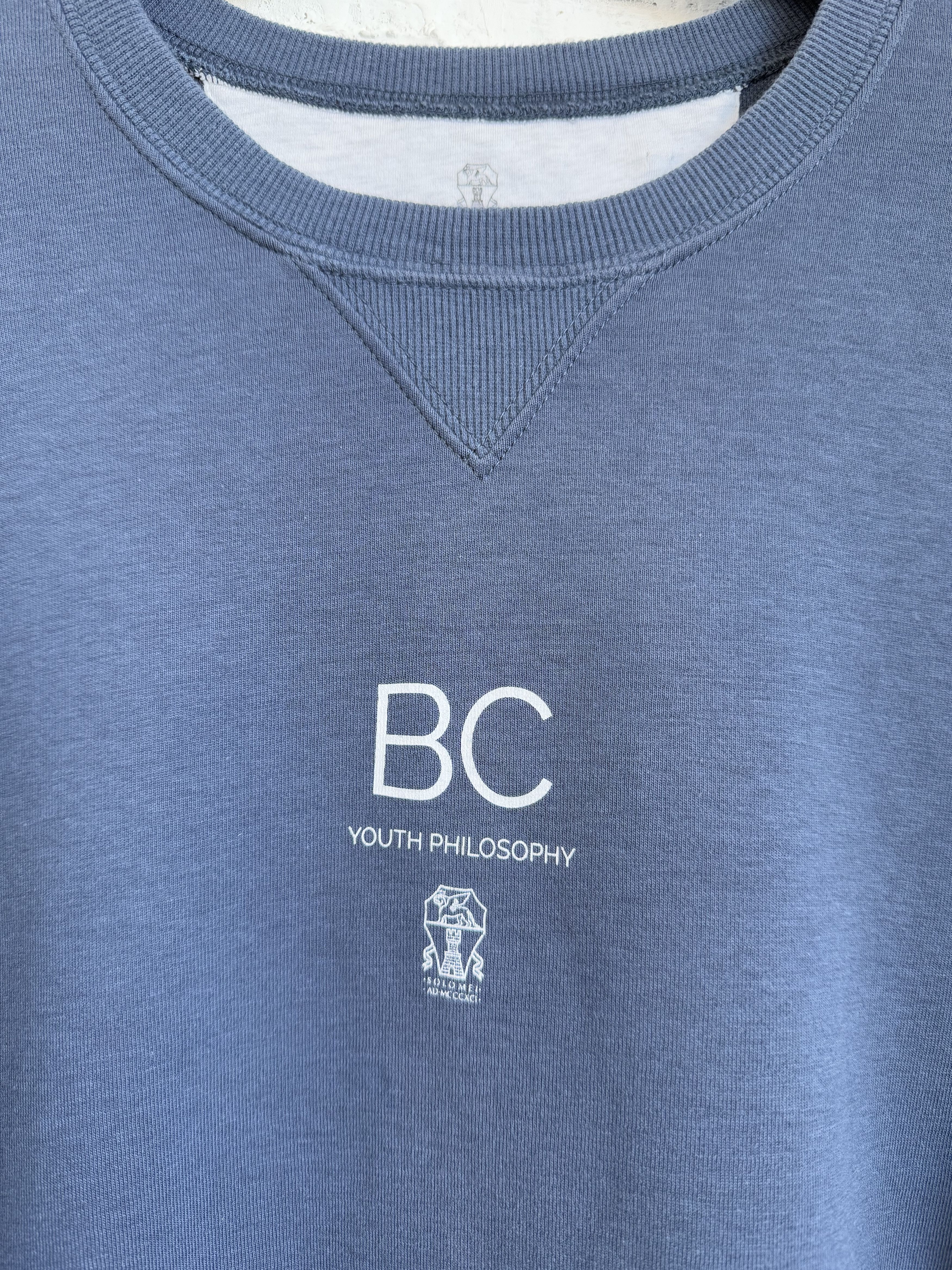 Brunello Cucinelli Brunello Cucinelli embroidered logo sweatshirt Size US L / EU 52-54 / 3 - 4 Thumbnail
