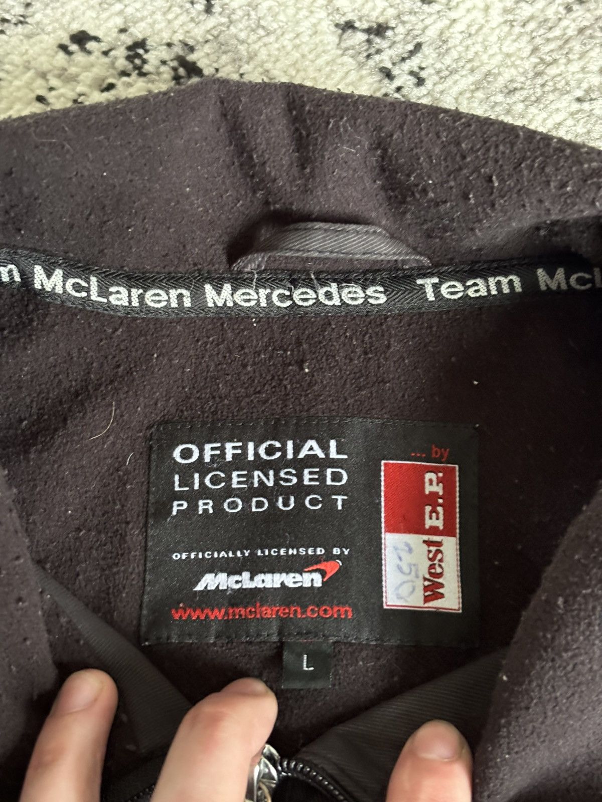 Mercedes-Benz Race Jakcet Formula 1 Mika McLaren Mercedez Benz Size US L / EU 52-54 / 3 - 5 Thumbnail