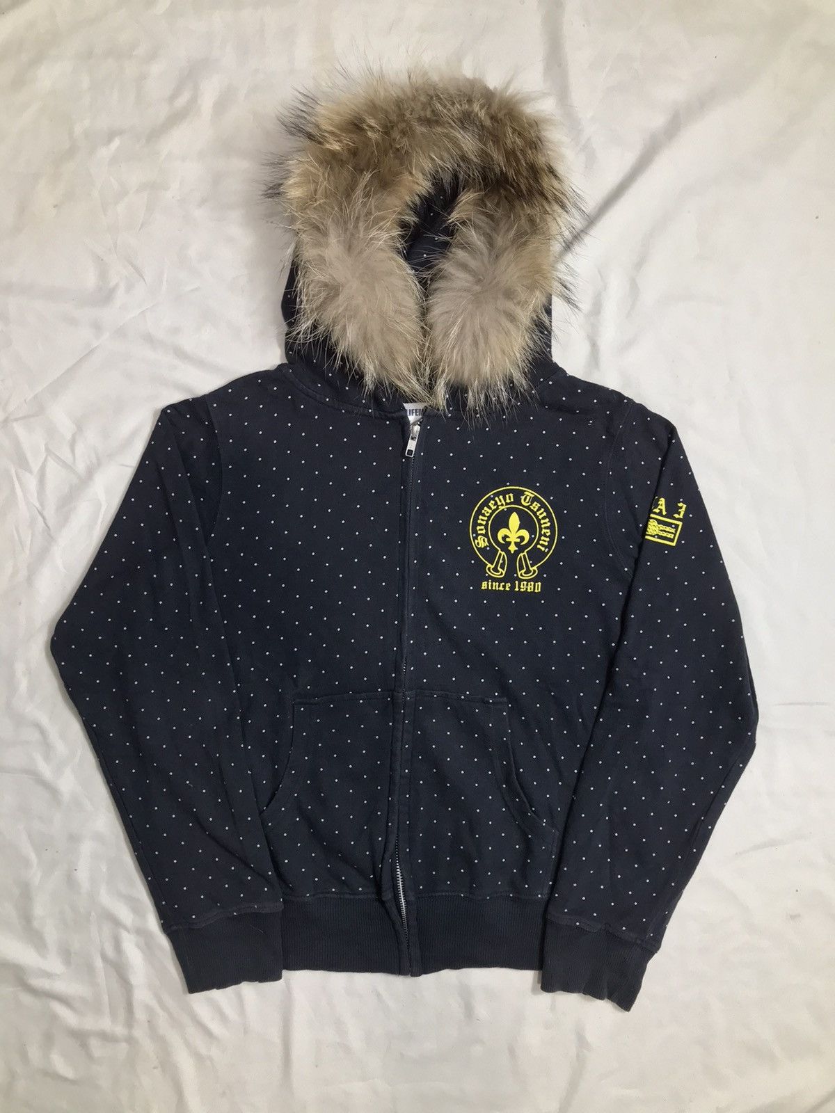 Japanese zip fur hoodie gothic ifsix lgb punks styled
