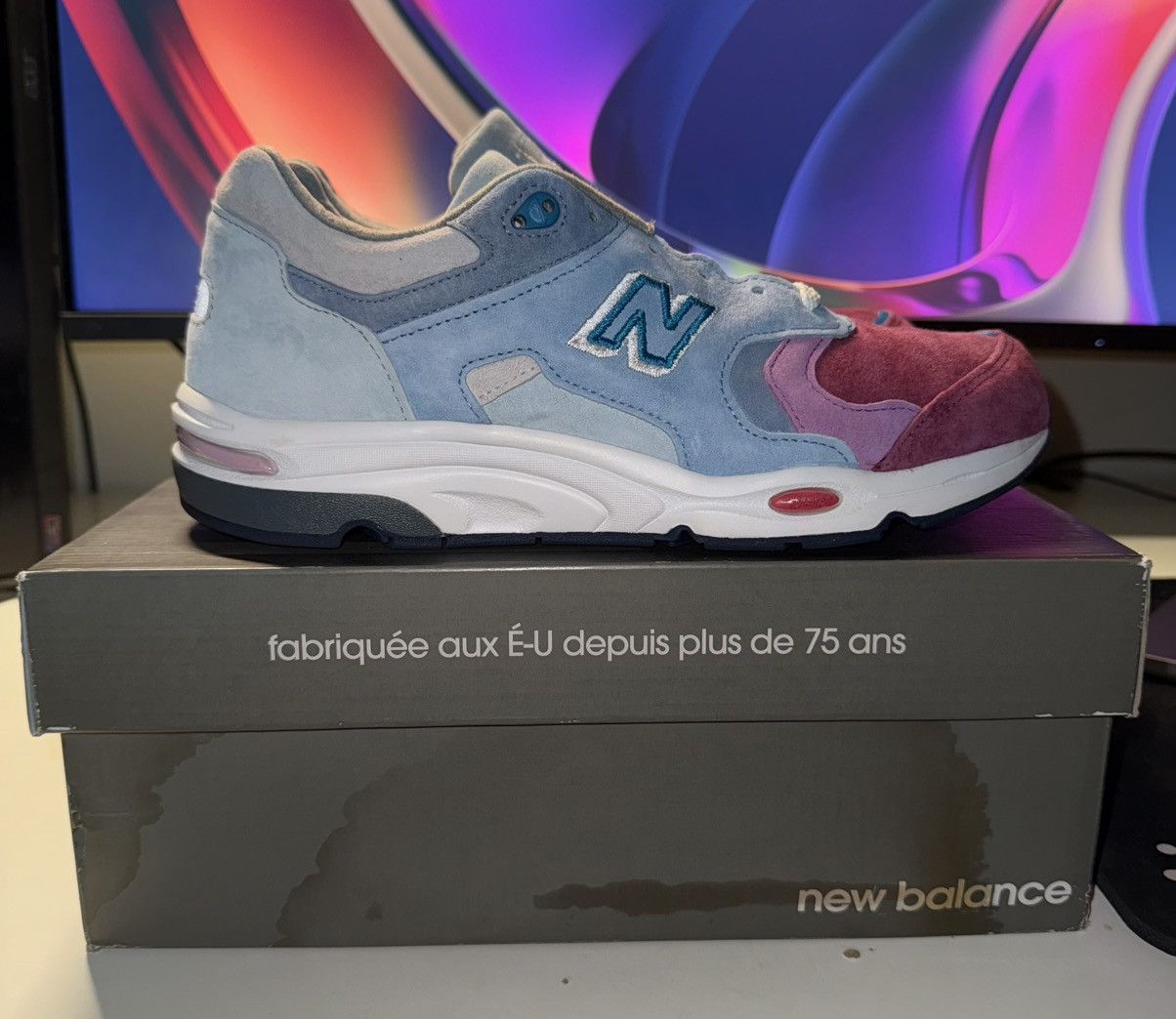Kith × New Balance Kith New Balance 1700 Pink Toe Size US 10 / EU 43 - 2 Thumbnail