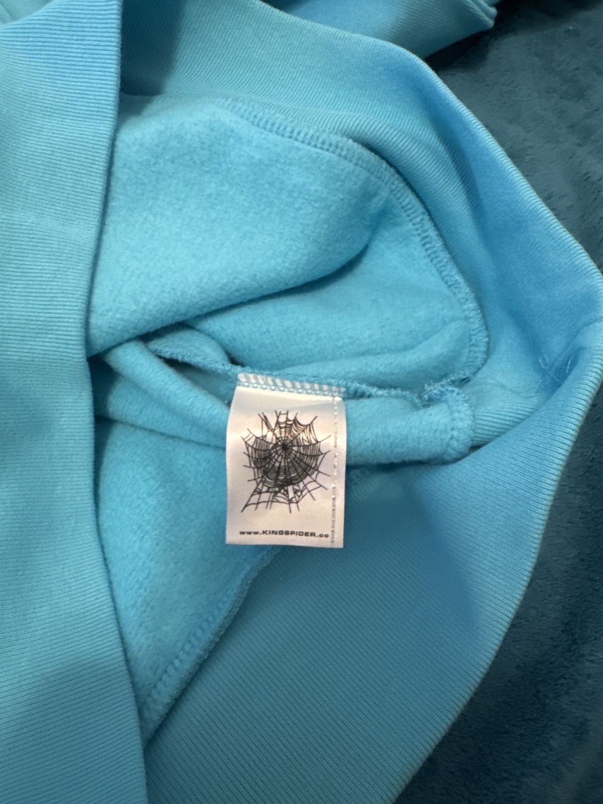 Sp5der Sp5der punk V2 hoodie ‘cyan’ Size US XS / EU 42 / 0 - 8 Thumbnail