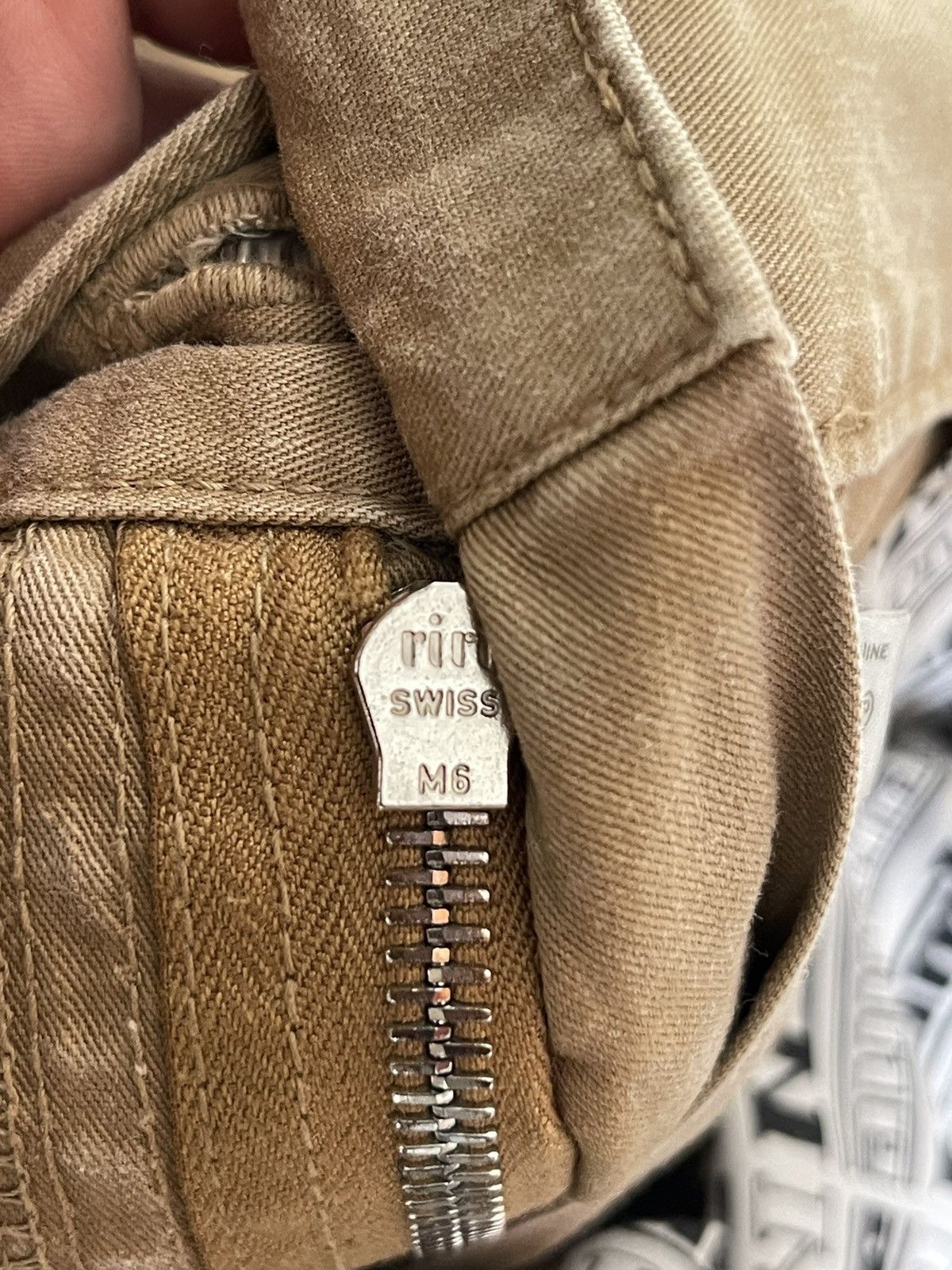 Number (N)ine Number Nine Khaki Back Riri Zipper Size US 33 - 10 Thumbnail