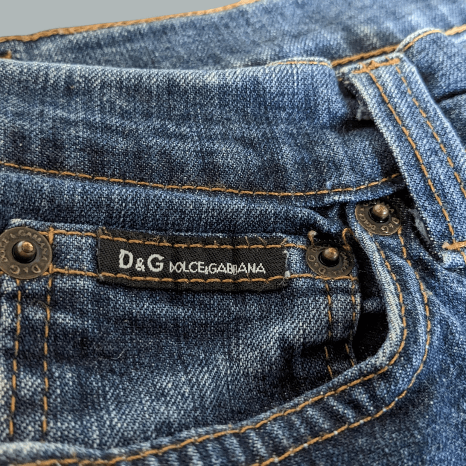 Dolce & Gabbana Vintage D&G Dolce & Gabbana Bootcut Flare Jeans 30/44 Y2K Size 30" / US 8 / IT 44 - 3 Thumbnail