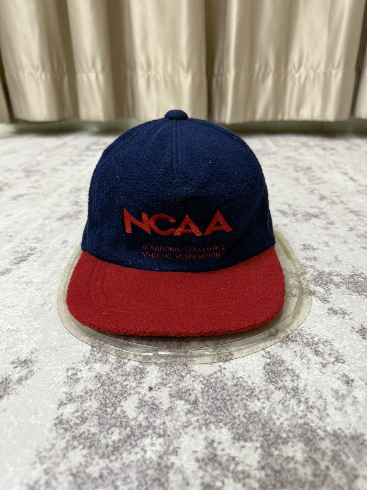 Japanese Brand Vintage Asia NCAA The National Collegiate Athletic Flece Cap Size ONE SIZE - 1 Thumbnail