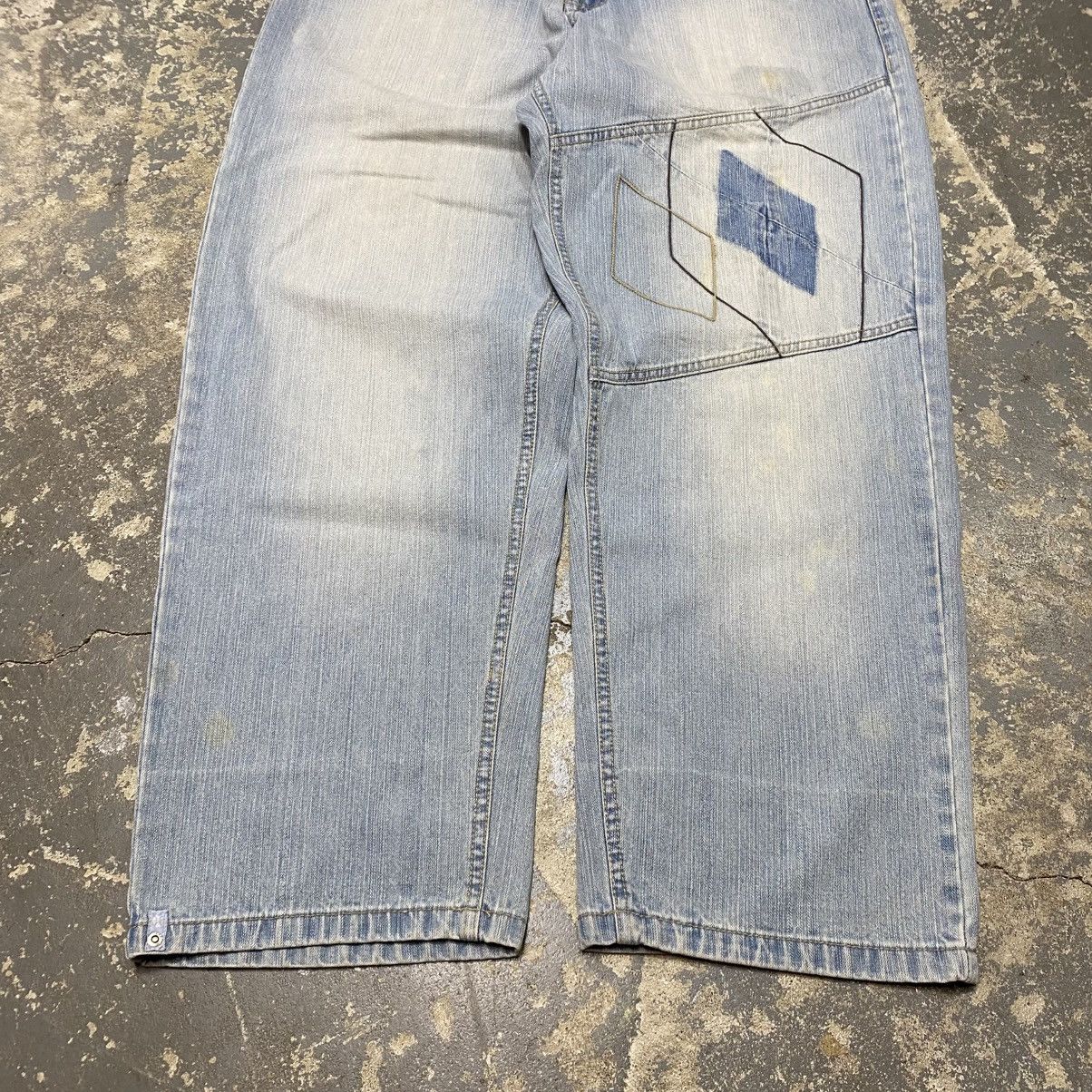 Southpole × Vintage Vintage Southpole Patchwork Reworked Y2K Denim Baggy Jeans Size US 39 - 12 Thumbnail