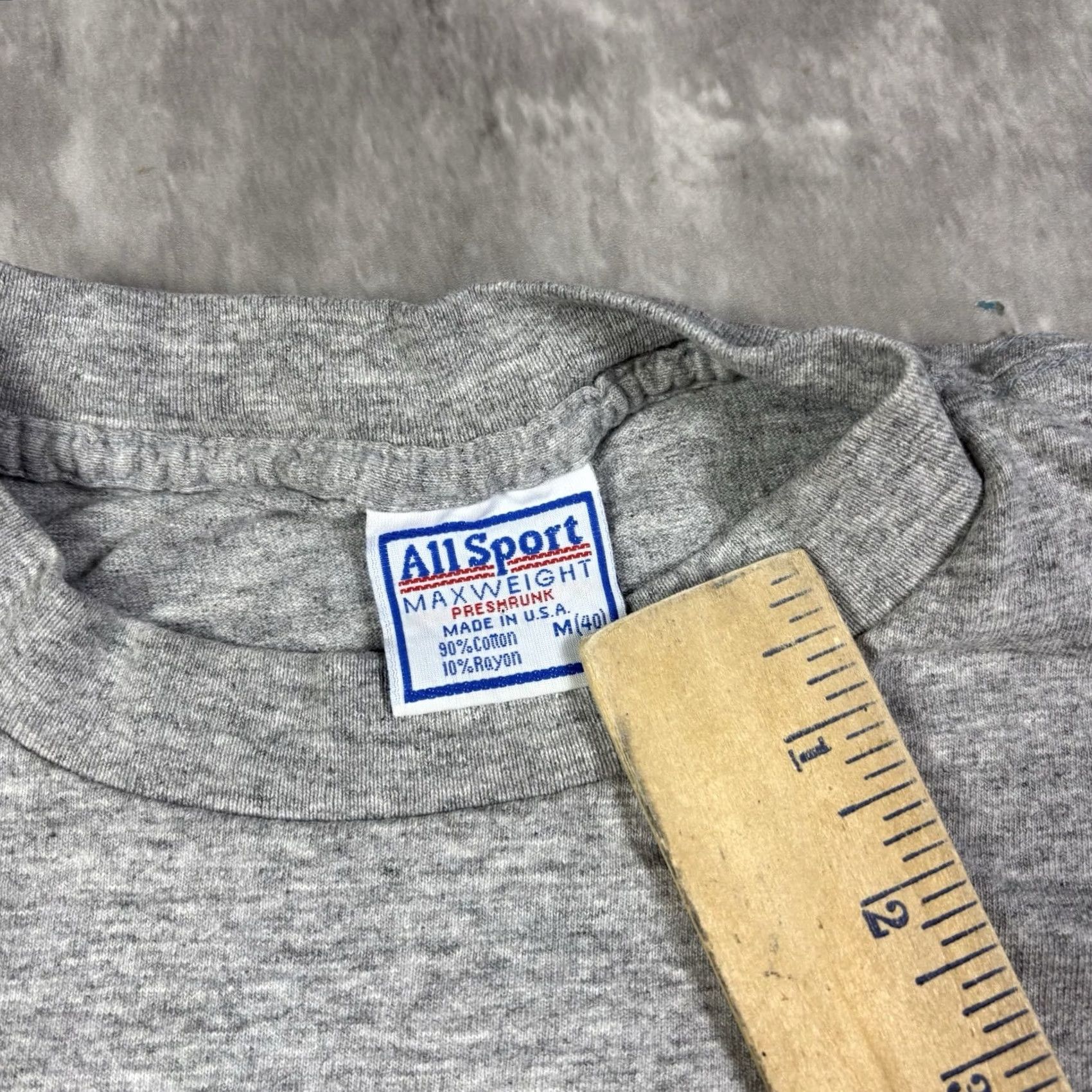 Champion VINTAGE 90s Buckeyes Conference Champions T Shirt Mens M Gray Cotton Short Sleeve Crew Neck All Sport Football Promo Shirt Size US M / EU 48-50 / 2 - 7 Thumbnail