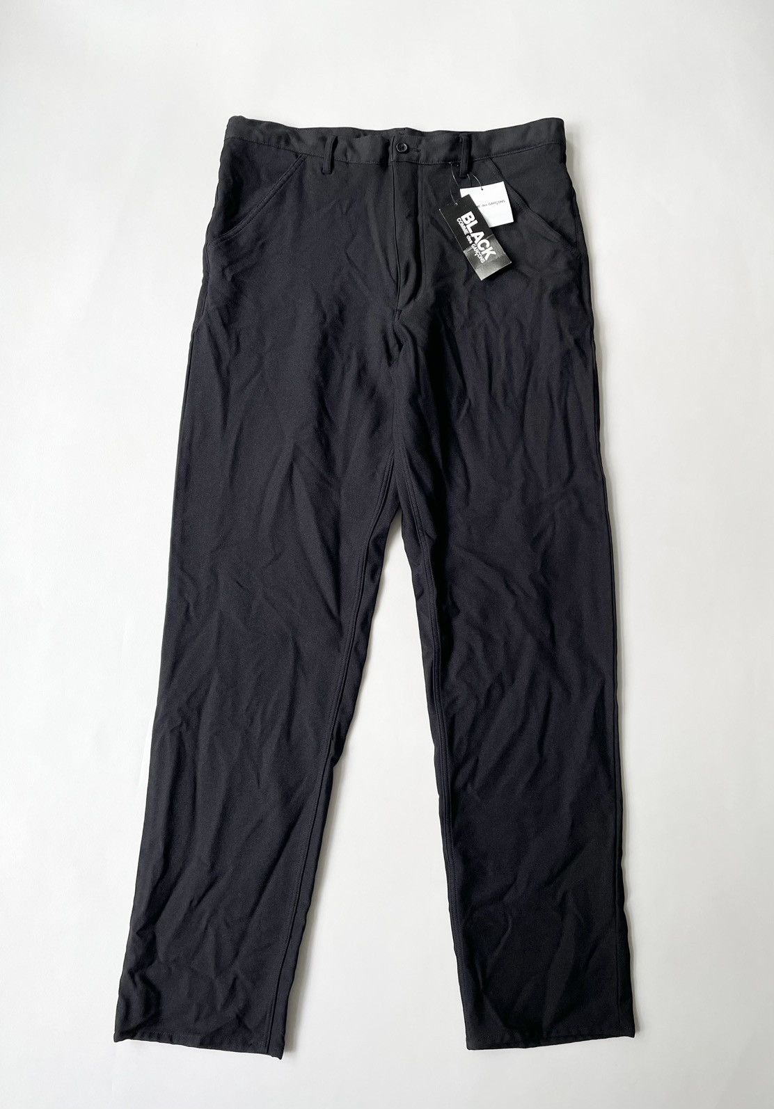 image of Comme Des Garcons A/w 11 Tech Twill Utility Trousers in Black, Men's (Size 36)