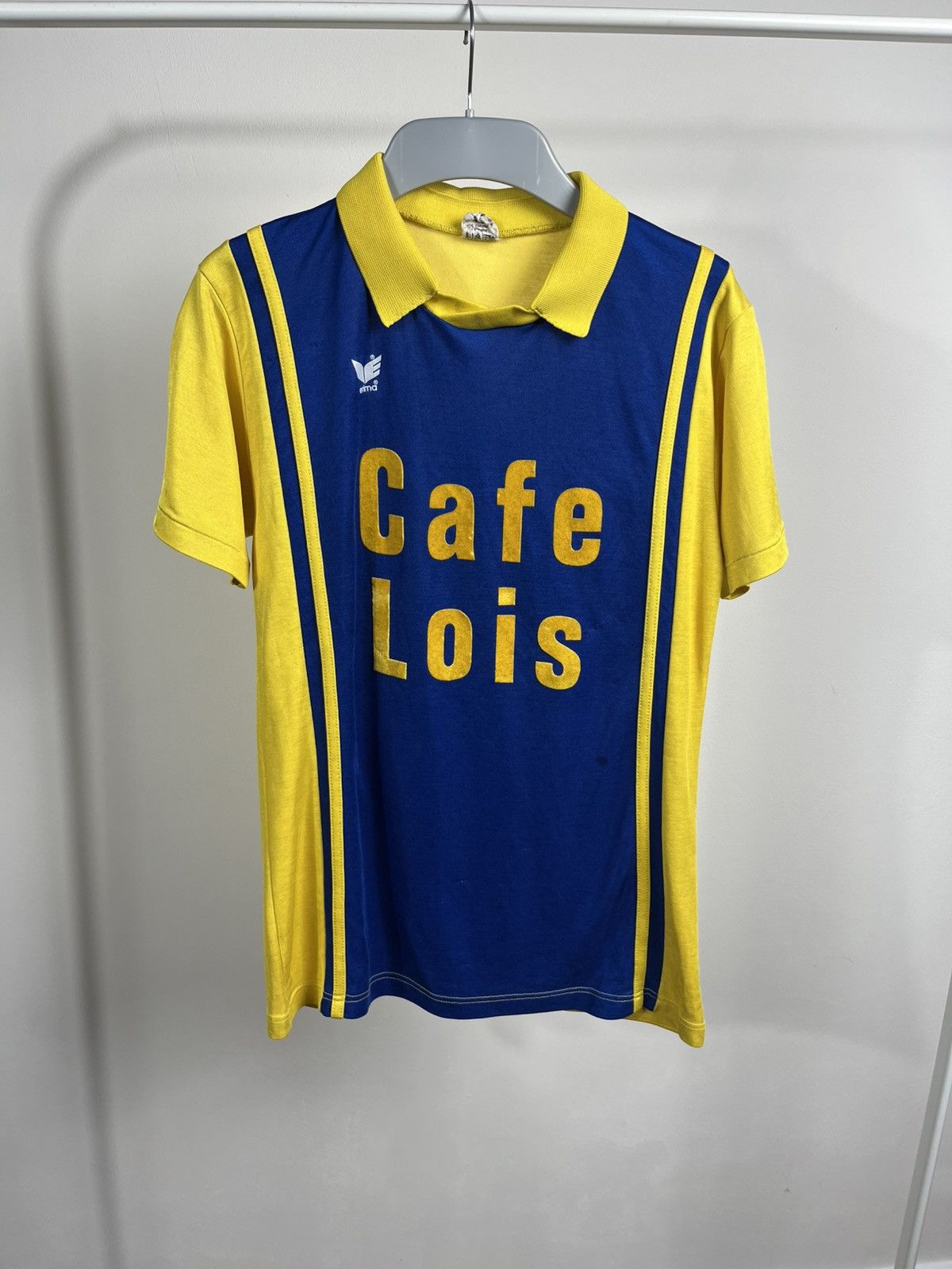 Erima × Vintage Vintage Erima Jersey Made in West Germany Cafe Lois Number 4 Size US S / EU 44-46 / 1 - 3 Thumbnail