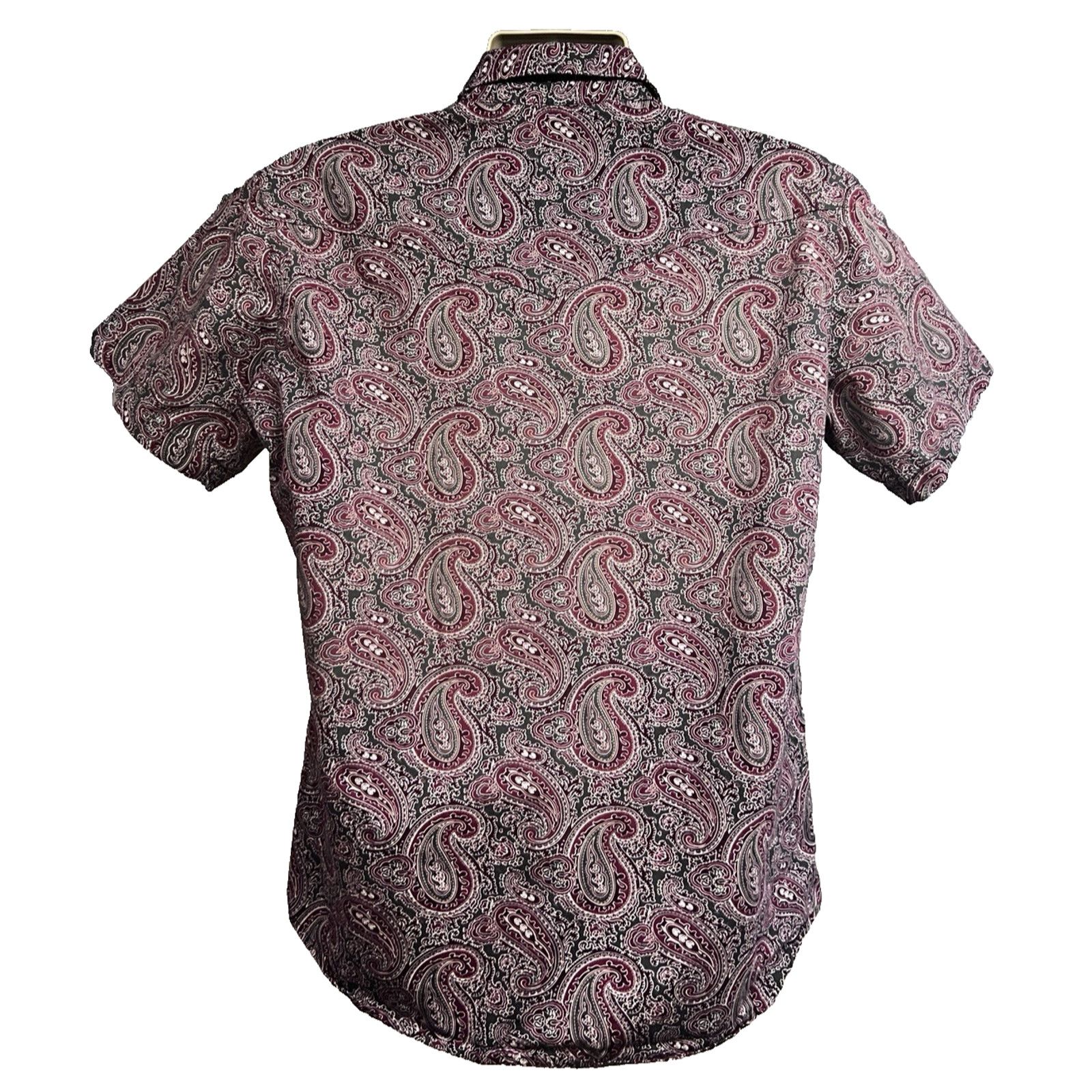 Vintage Rodeo Vintage Western Paisley Pearl Snap Shirt Mens Medium Size US M / EU 48-50 / 2 - 2 Thumbnail