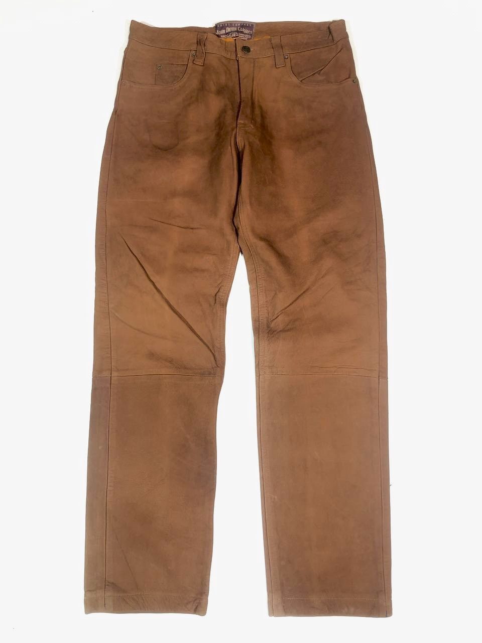 Leather × Vintage John Devin Clasics Racing Biker Leather Pants Vintage Size US 34 / EU 50 - 1 Thumbnail