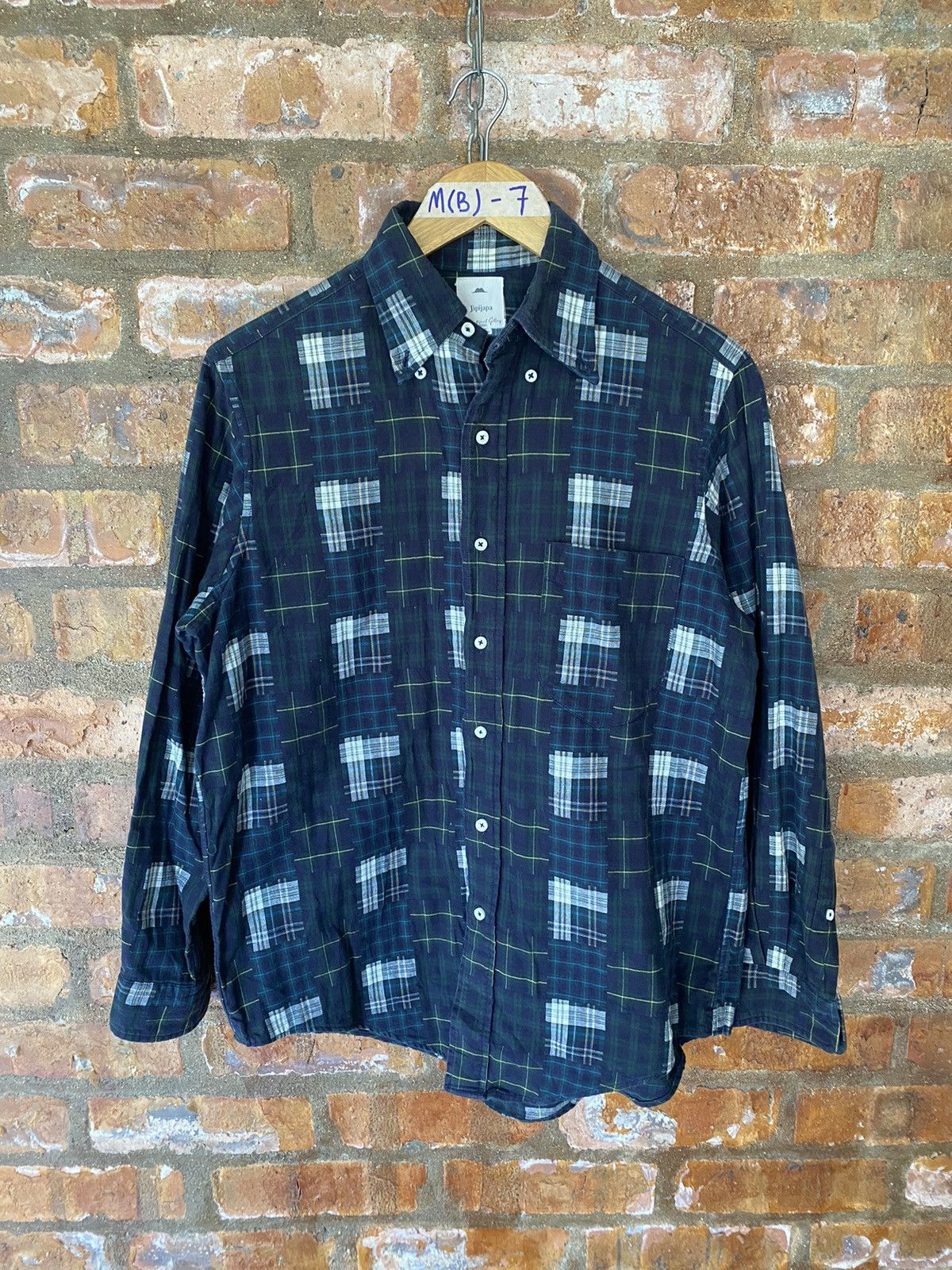 Beams Plus × Needles 2000s JIPIJAPA X Beams Patchwork shirt Size US M / EU 48-50 / 2 - 2 Thumbnail