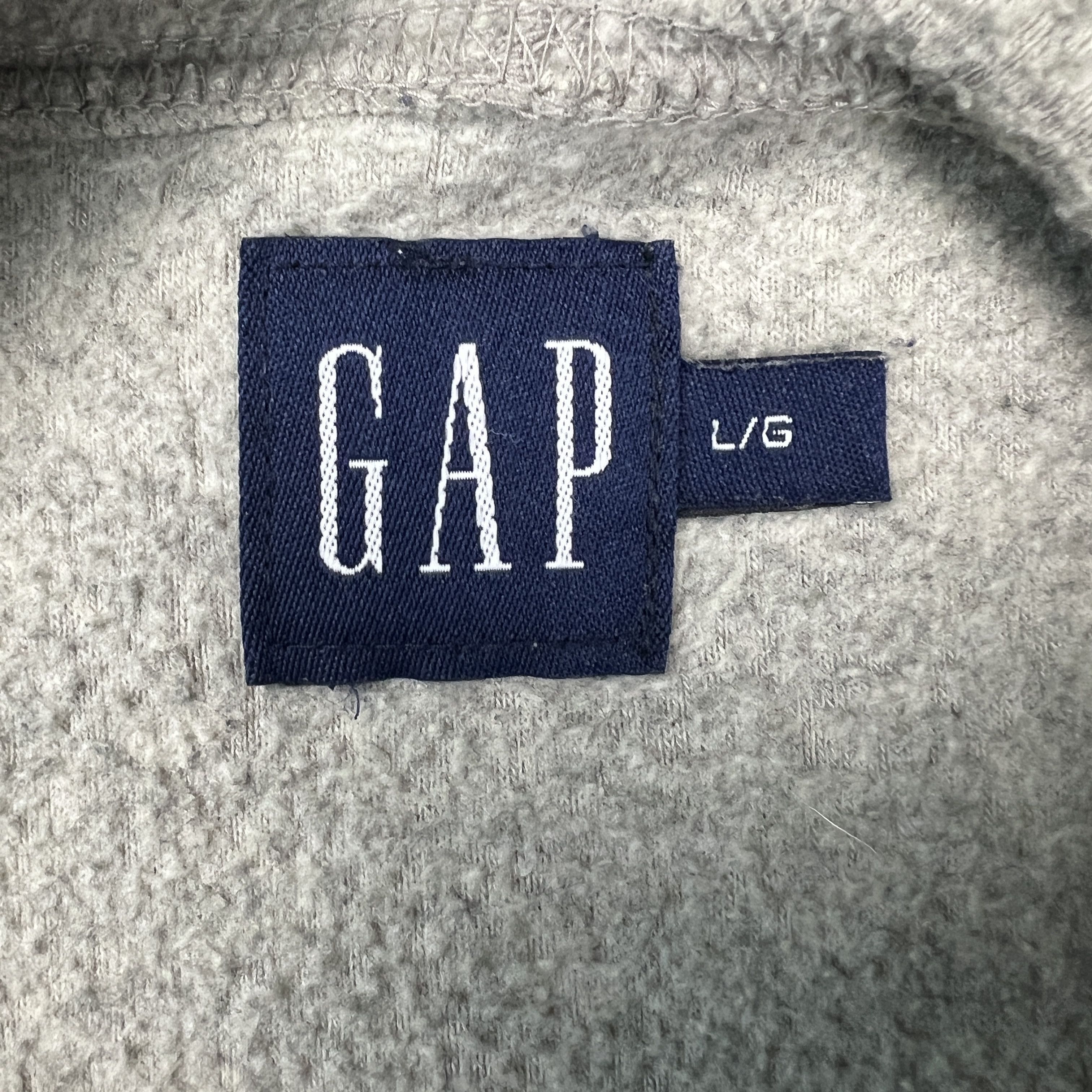Gap Vintage Gap Hoodie Spell Out Outdoor Sweatshirt 90s Fleece Size US L / EU 52-54 / 3 - 10 Thumbnail
