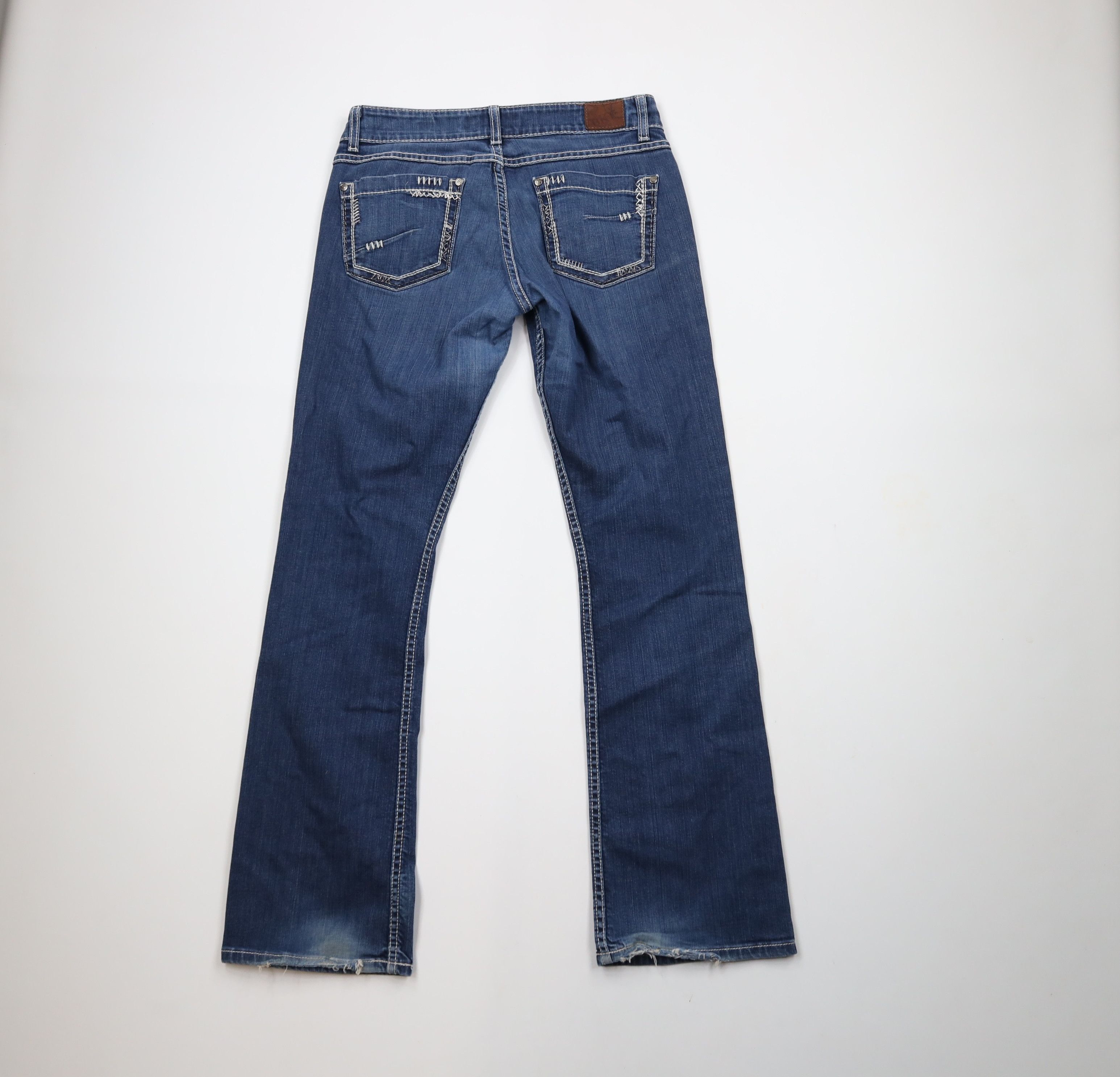 BKE × Vintage Buckle BKE Faded Thick Stitch Stretch Culture Bootcut Jeans Size 32" / US 10 / IT 46 - 10 Thumbnail