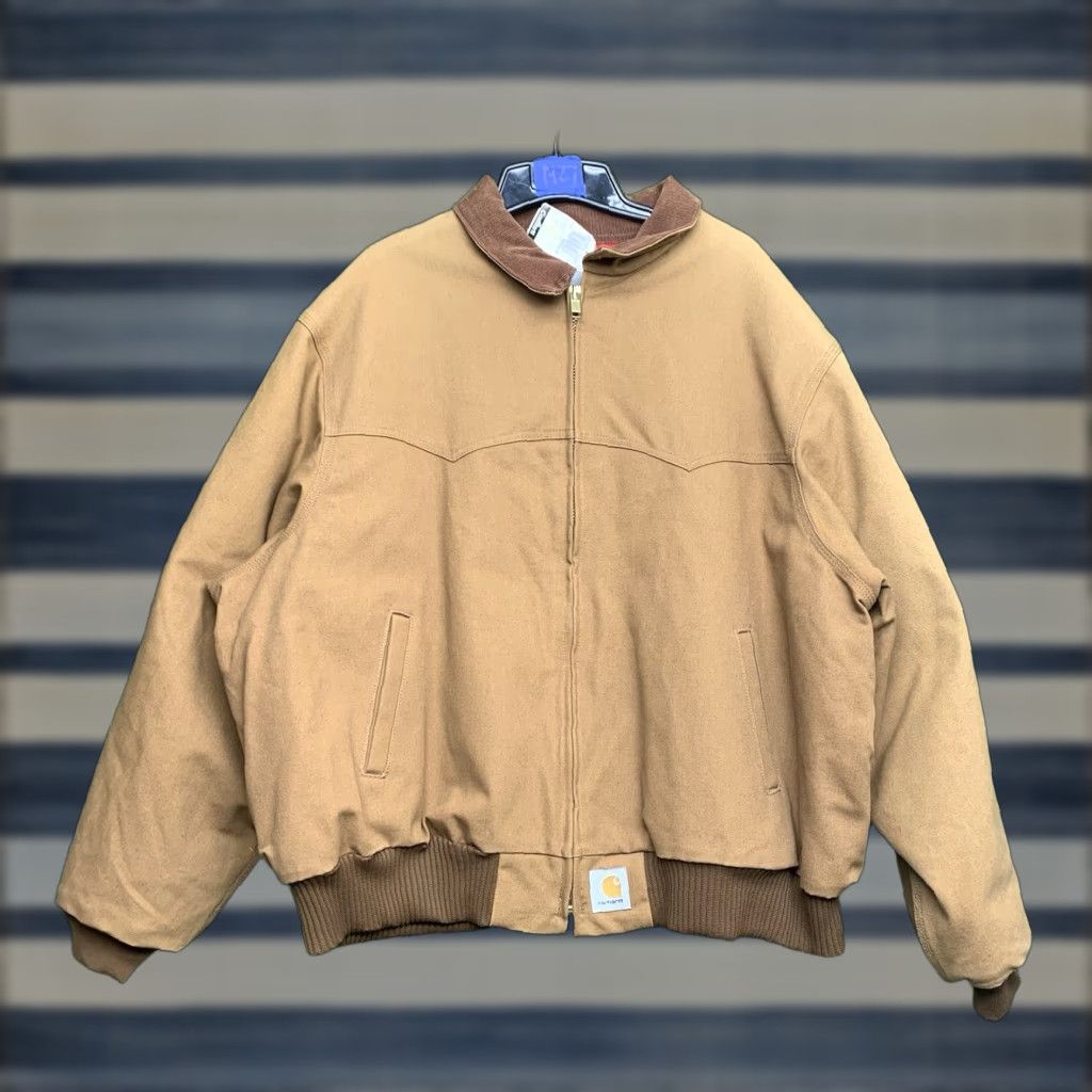 Carhartt VINTAGE Carhartt Jacket Mens 4XL Santa Fe Duck Quilted Lined J13 BRN USA NWT Jacket Size US XXL / EU 58 / 5 - 1 Thumbnail