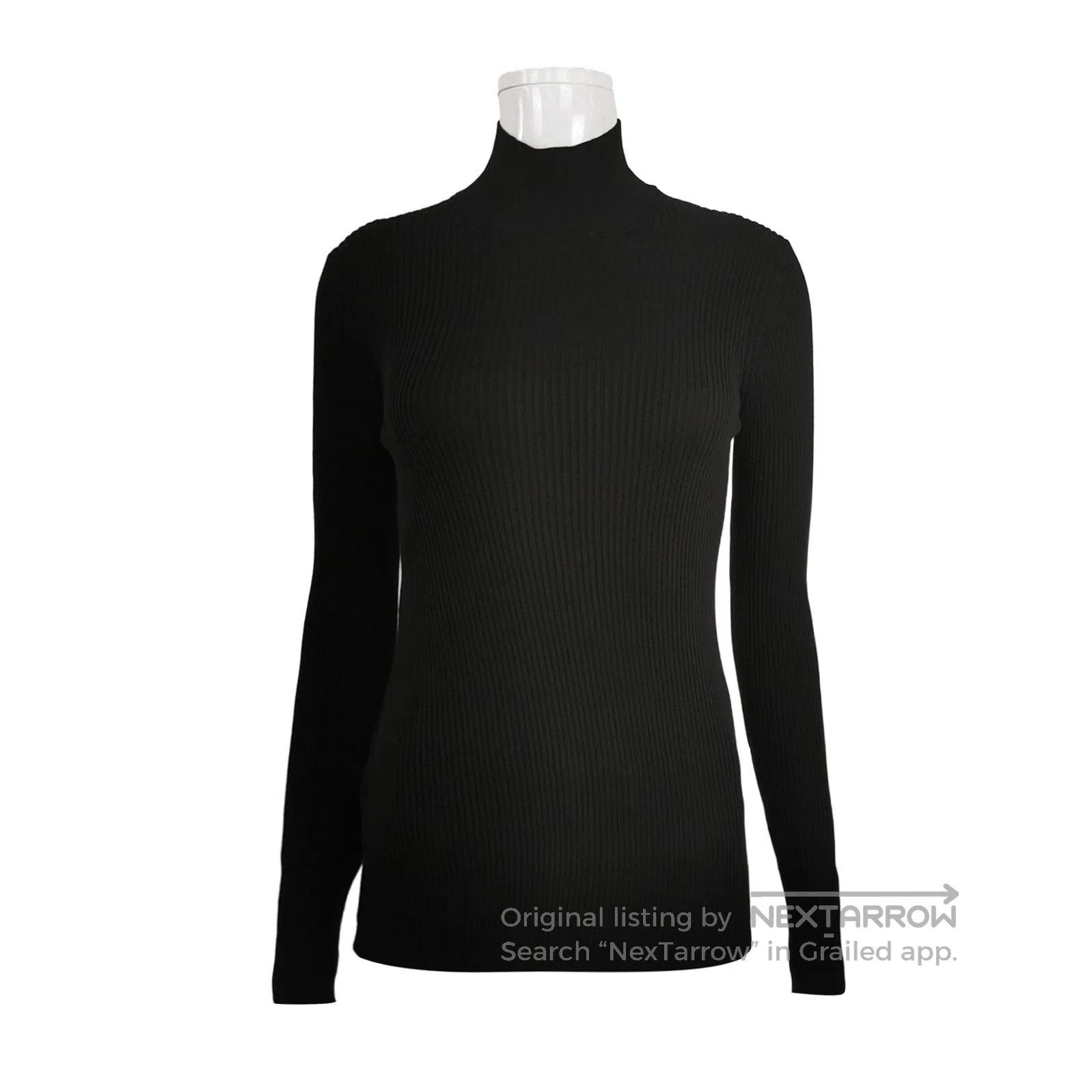 Prada Prada Black Turtleneck Long Sleeve Knit Top . Size S / US 4 / IT 40 - 1 Thumbnail
