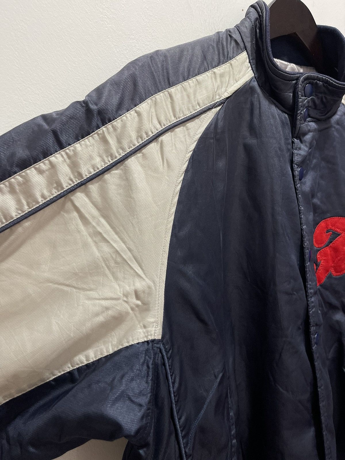 Vintage VINTAGE BASEBALL COAT RAWLING SATIN VARSITY JACKET Size US L / EU 52-54 / 3 - 6 Thumbnail