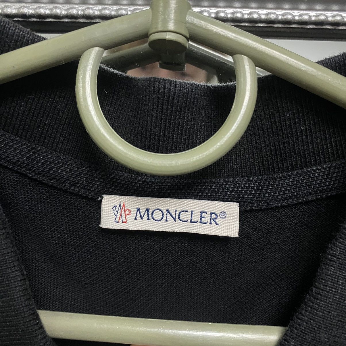 Moncler Moncler Polo T-Shirt Big Logo Size US XL / EU 56 / 4 - 7 Thumbnail