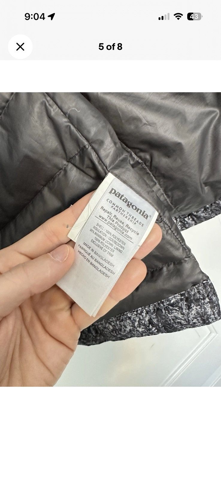 Patagonia Patagonia Women’s Down Puffer Jacket Terrain Green Size L Size L / US 10 / IT 46 - 5 Thumbnail