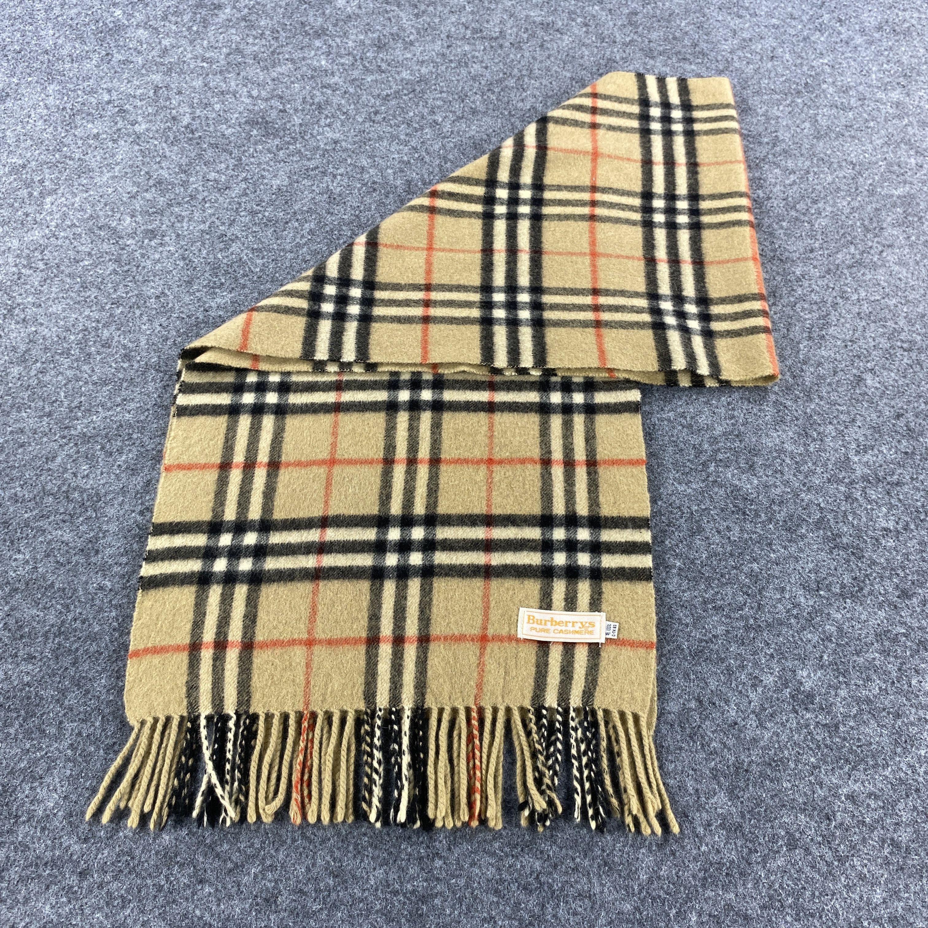 Burberry × Vintage GF10608 Burberry Scarf Neck Wear Muffler Size ONE SIZE - 6 Thumbnail