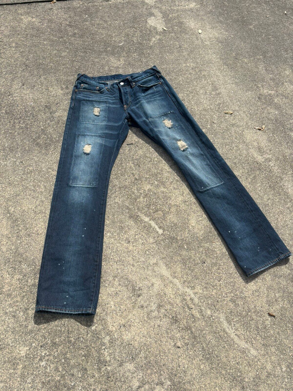 Evisu Evisu No.3 Denim Jeans Size US 33 - 4 Thumbnail