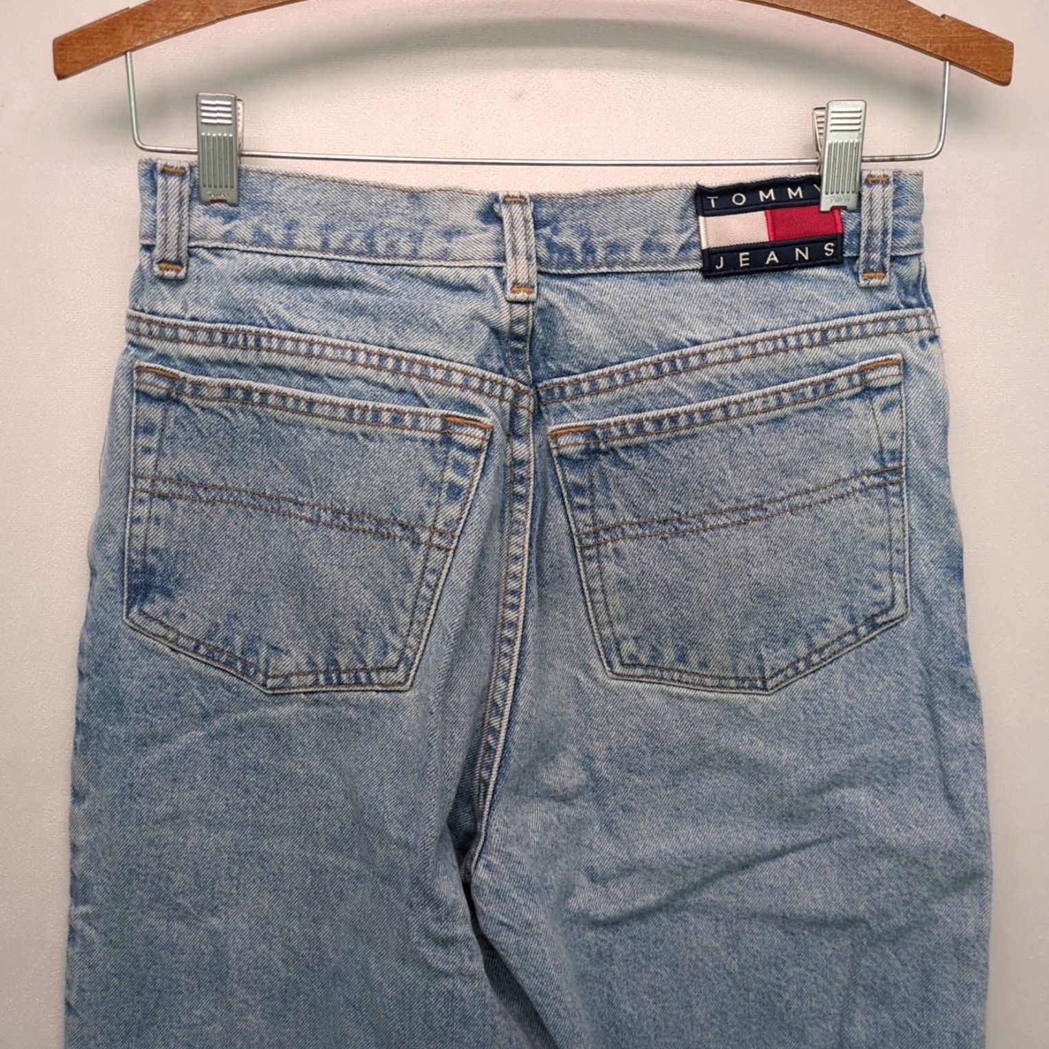 Tommy Hilfiger VTG Tommy Hilfiger Jeans Womens 16 Blue Perfect Jean Straight Mid-Rise Y2K - Tommy Hilfiger Jeans - Women - 16 - Denim - 5-Pocket - Blue - Vintage Size 38" / US 16 / IT 52 - 5 Thumbnail