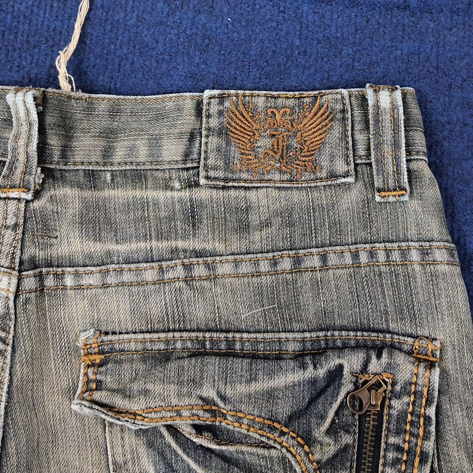 FUSAI Vintage FUSAI Focus USA Y2K Jeans C258N25 Size US 33 - 3 Thumbnail