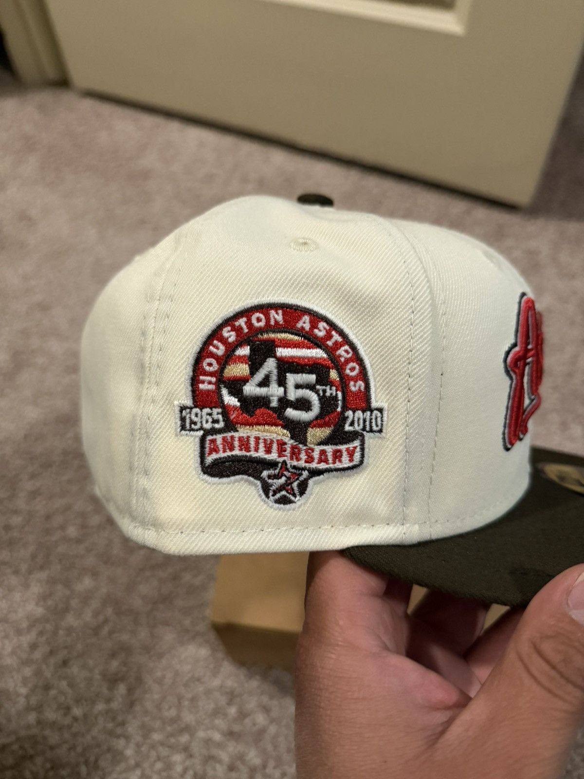New Era 7 1/4 New Era Houston Astros 45th Anniversary Fitted Script Size ONE SIZE - 3 Thumbnail