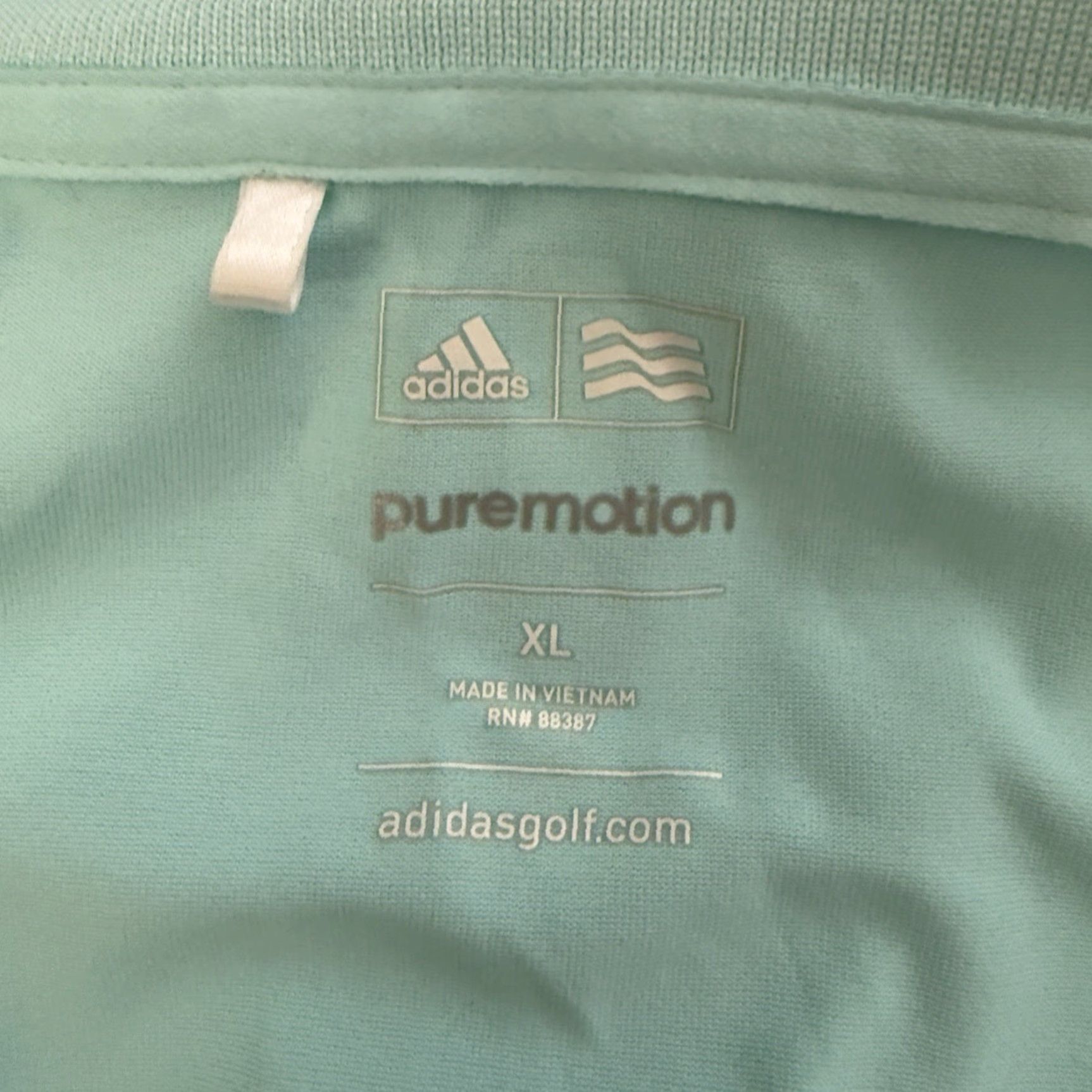 Adidas Adidas Pure Motion Blue Athletic Polo Shirt Womens XL Activewear Size XL / US 12-14 / IT 48-50 - 4 Thumbnail
