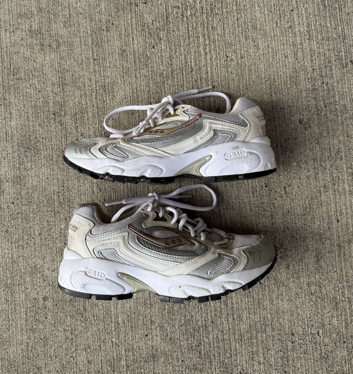 Saucony GREY/CREAM SAUCONY GRID COHESION 3s Size US 6.5 / IT 36.5 - 4 Thumbnail